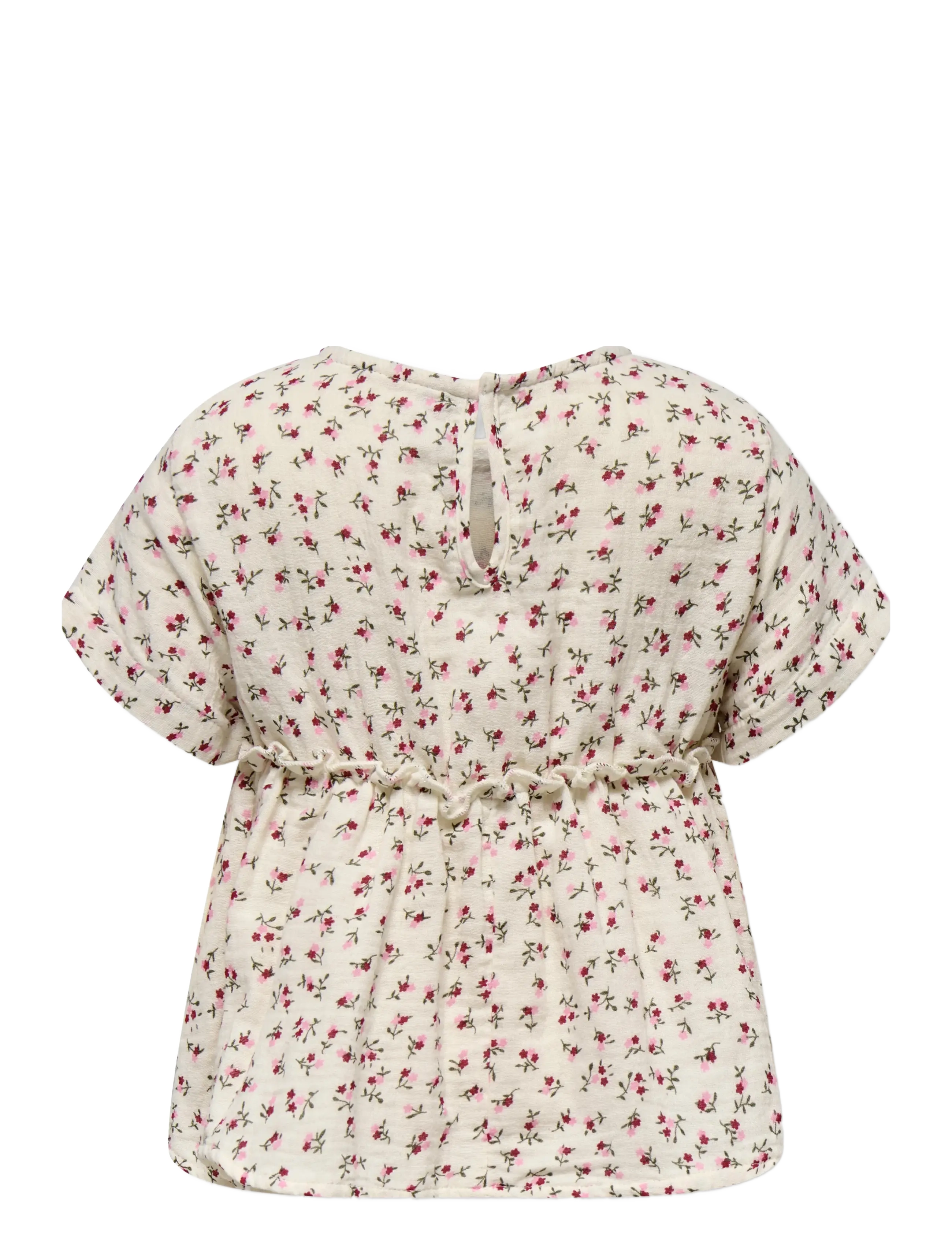 Kids Only - KMGTHYRA LIFE S/S TOP WVN NOOS - blusen & tuniken - tofu - 2