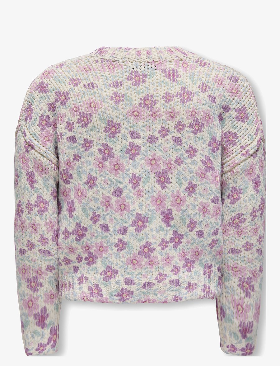 Kids Only - KMGMAJA LIFE LS AOP PULLOVER KNT - birch - 2