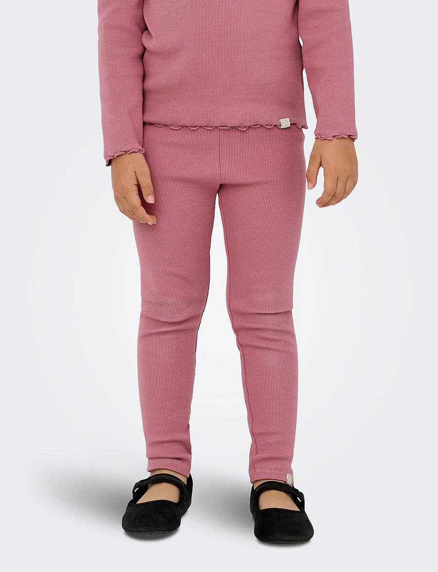 Kids Only - KMGTRINNY SOLID LEGGING JRS NOOS - retuusid - heather rose - 0
