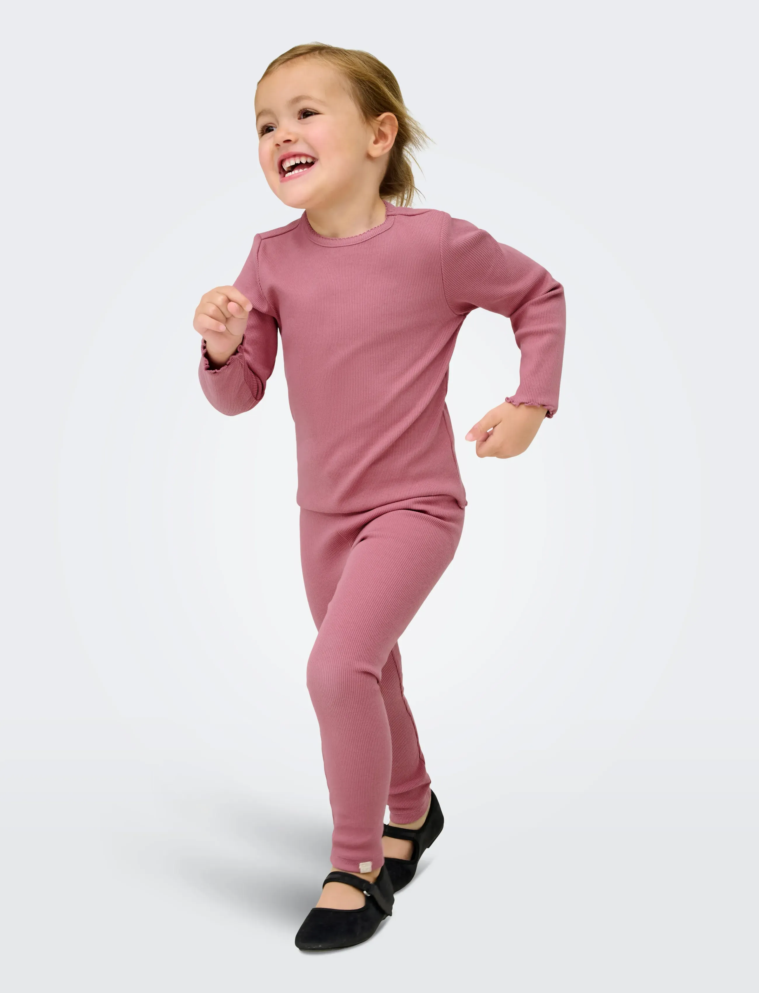 Kids Only - KMGTRINNY SOLID LEGGING JRS NOOS - retuusid - heather rose - 4