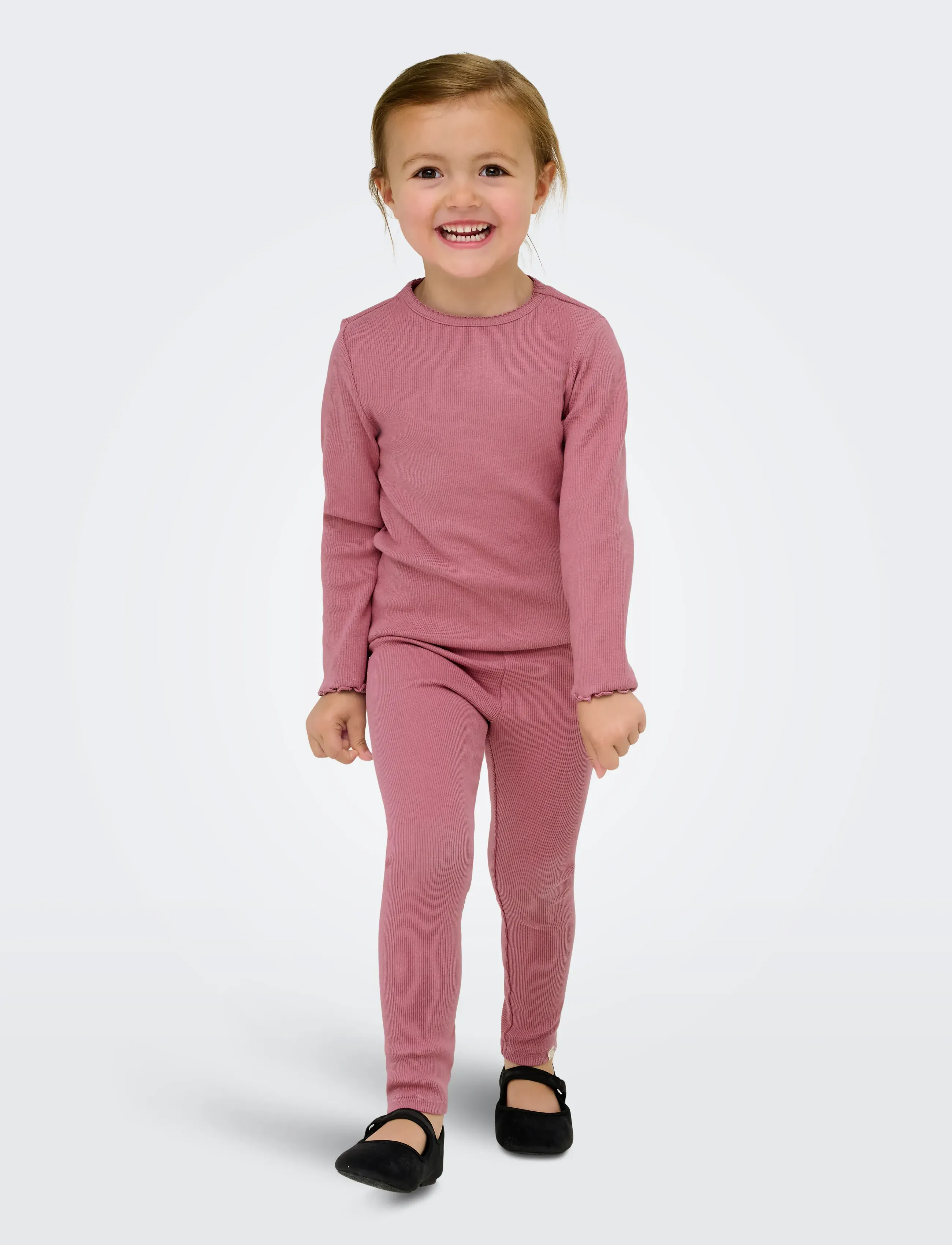 Kids Only - KMGTRINNY SOLID LEGGING JRS NOOS - retuusid - heather rose - 5