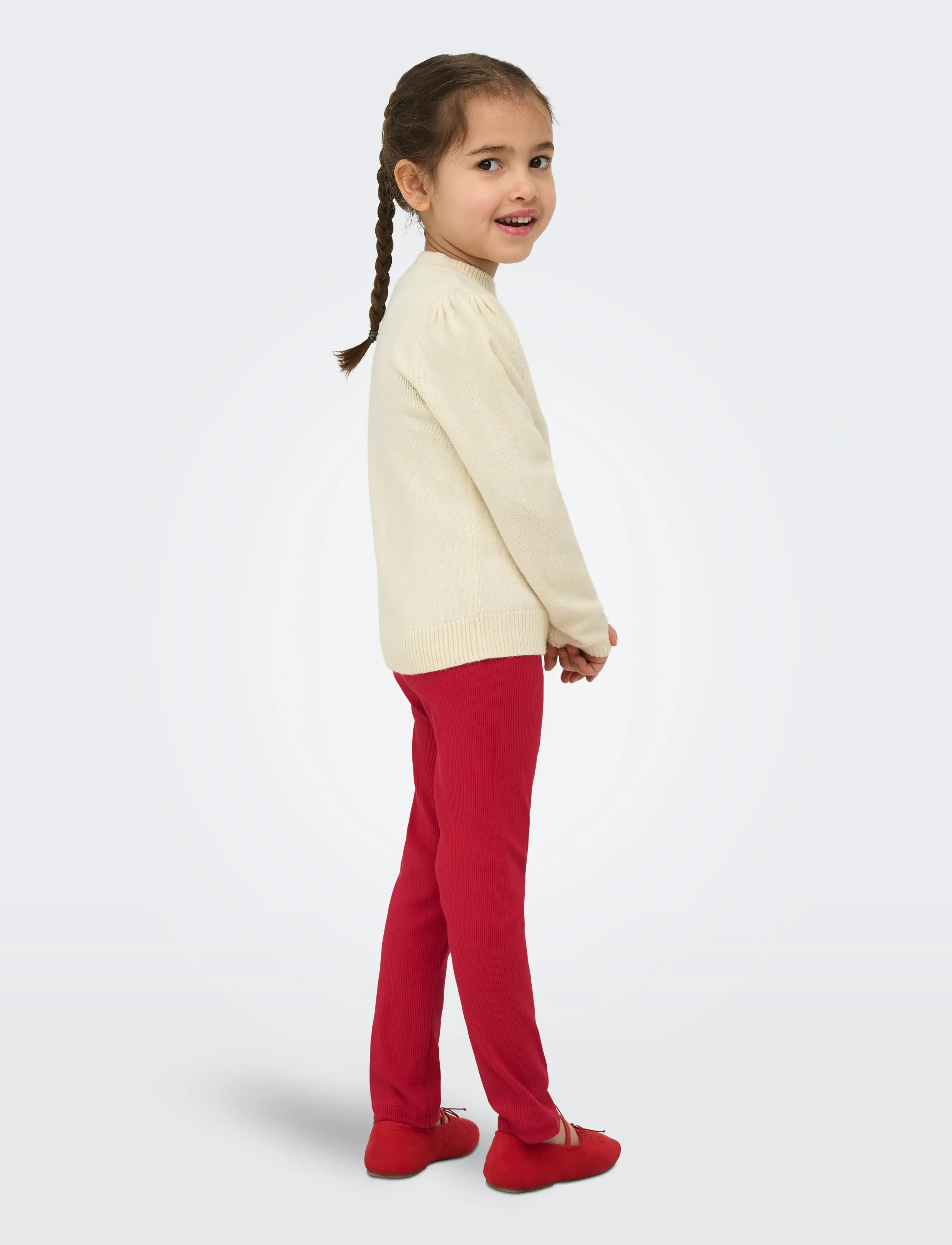 Kids Only - KMGTRINNY SOLID LEGGING JRS NOOS - leggings - salsa - 3