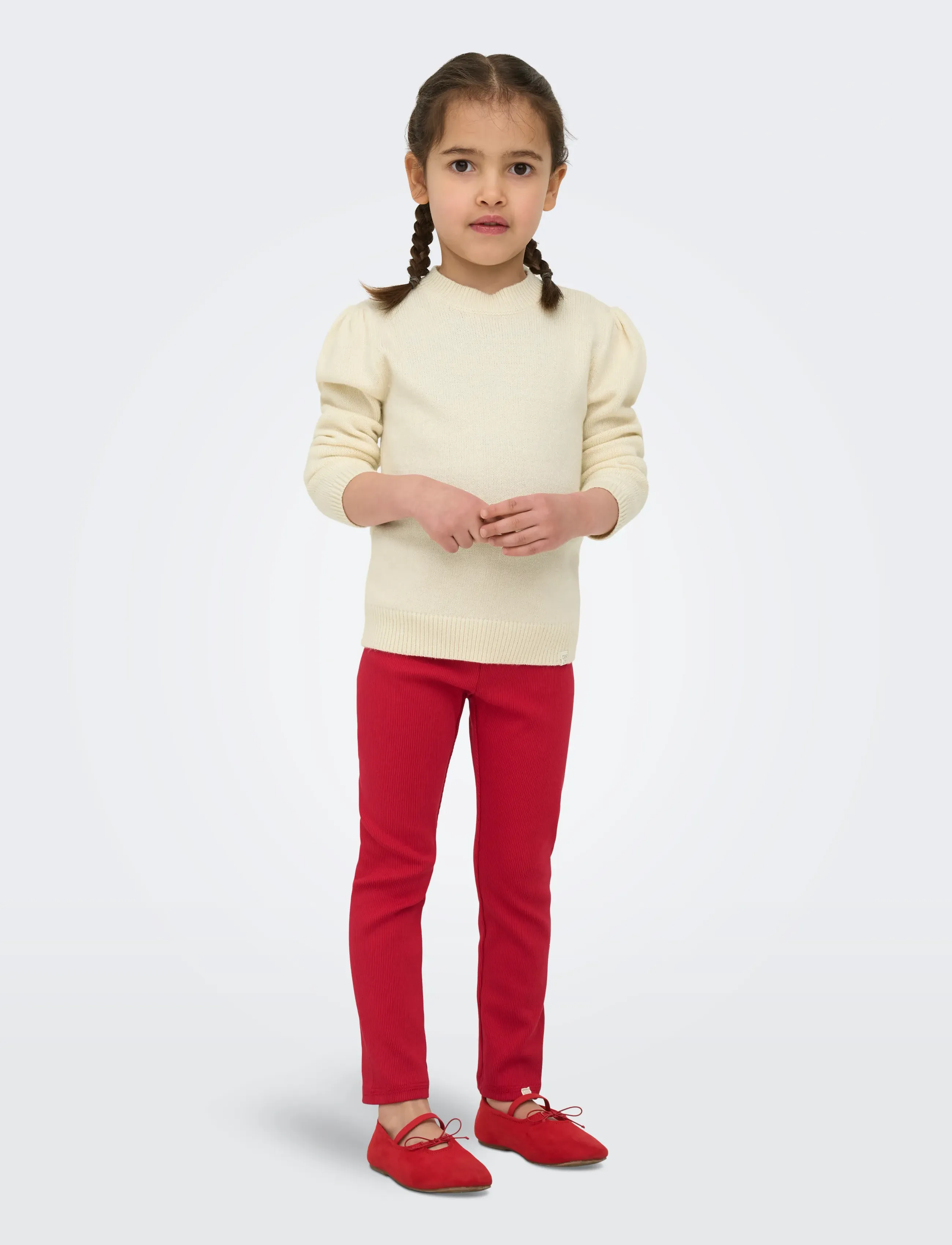 Kids Only - KMGTRINNY SOLID LEGGING JRS NOOS - leggings - salsa - 4
