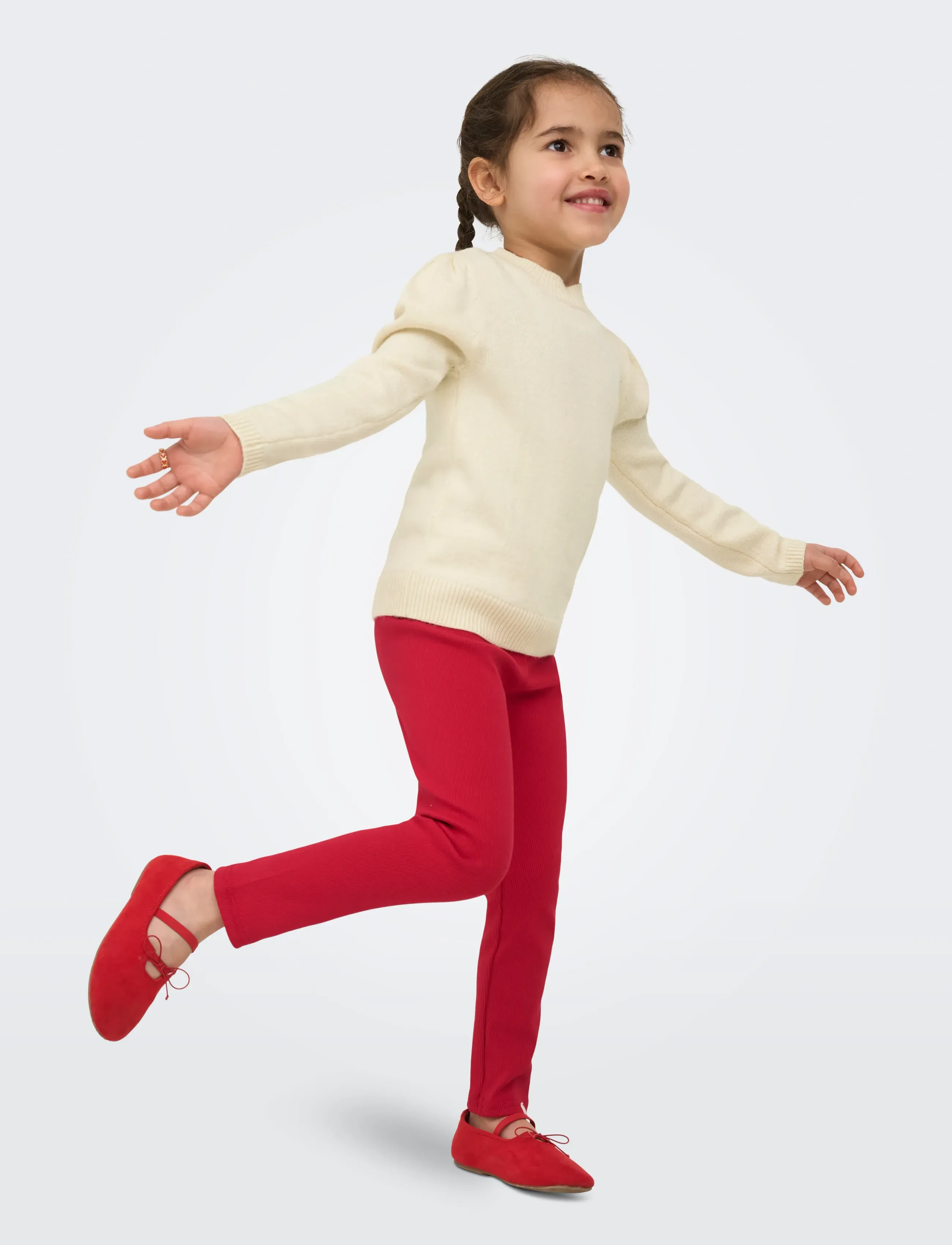 Kids Only - KMGTRINNY SOLID LEGGING JRS NOOS - leggings - salsa - 5