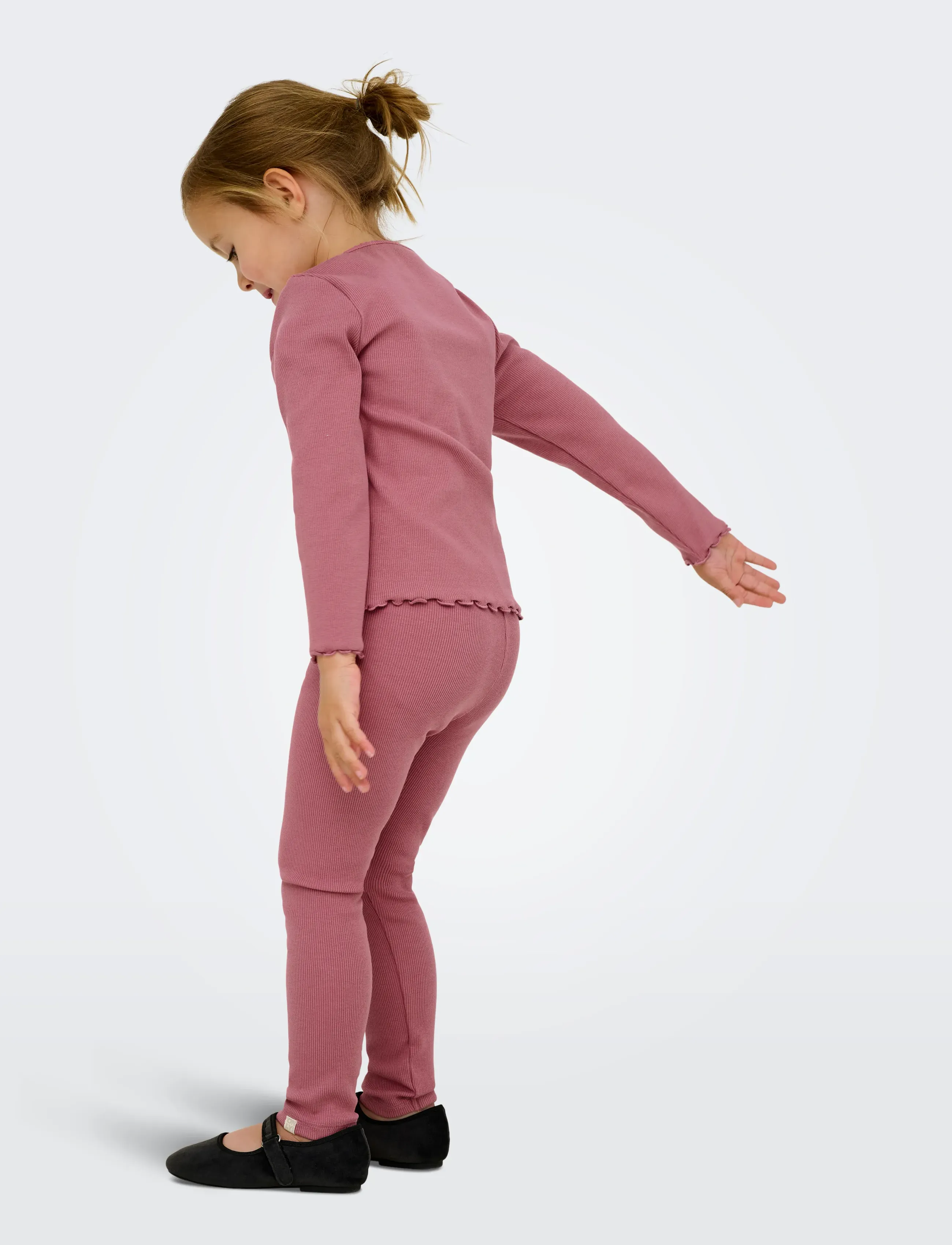 Kids Only - KMGTRINNY LIFE SLD LS ONECK TOP JRS NOOS - langærmede t-shirts - heather rose - 3