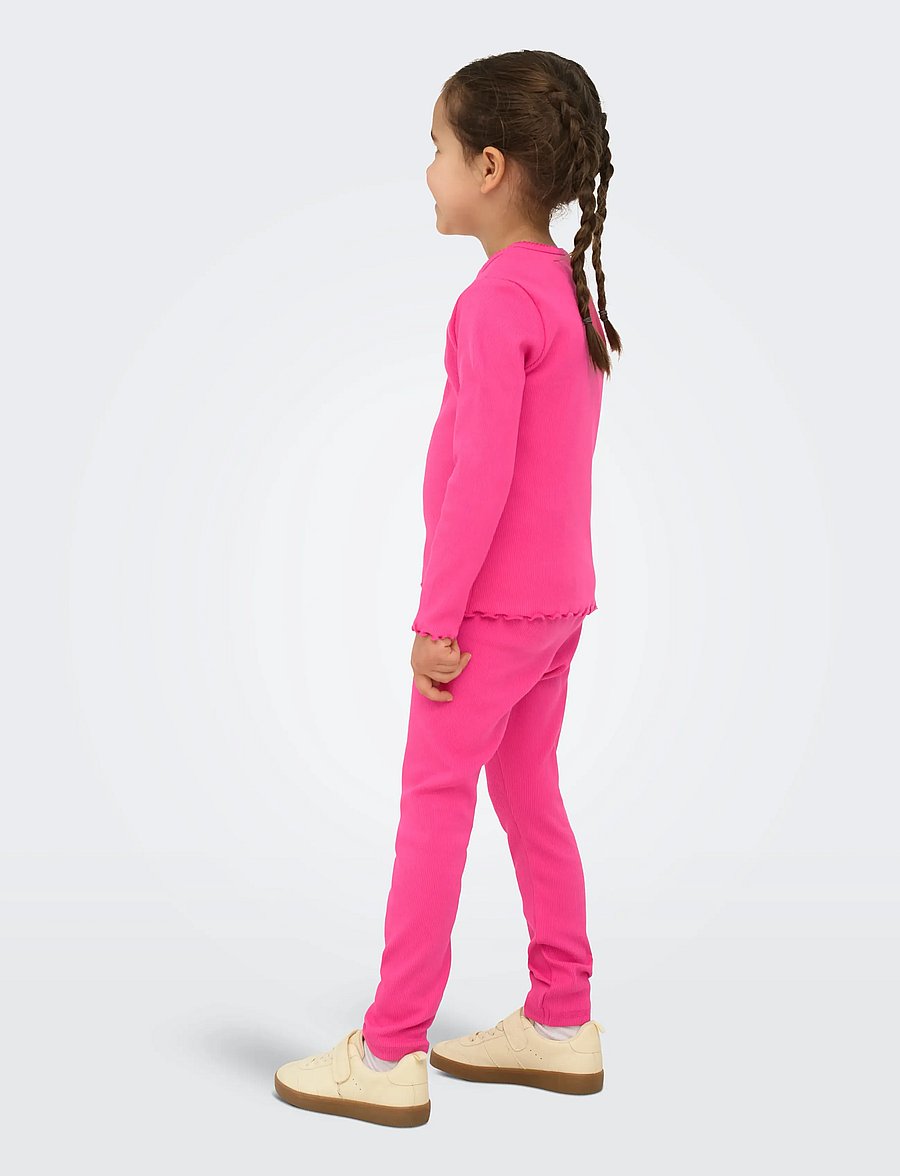 Kids Only - KMGTRINNY LIFE SLD LS ONECK TOP JRS NOOS - langærmede t-shirts - magenta - 3
