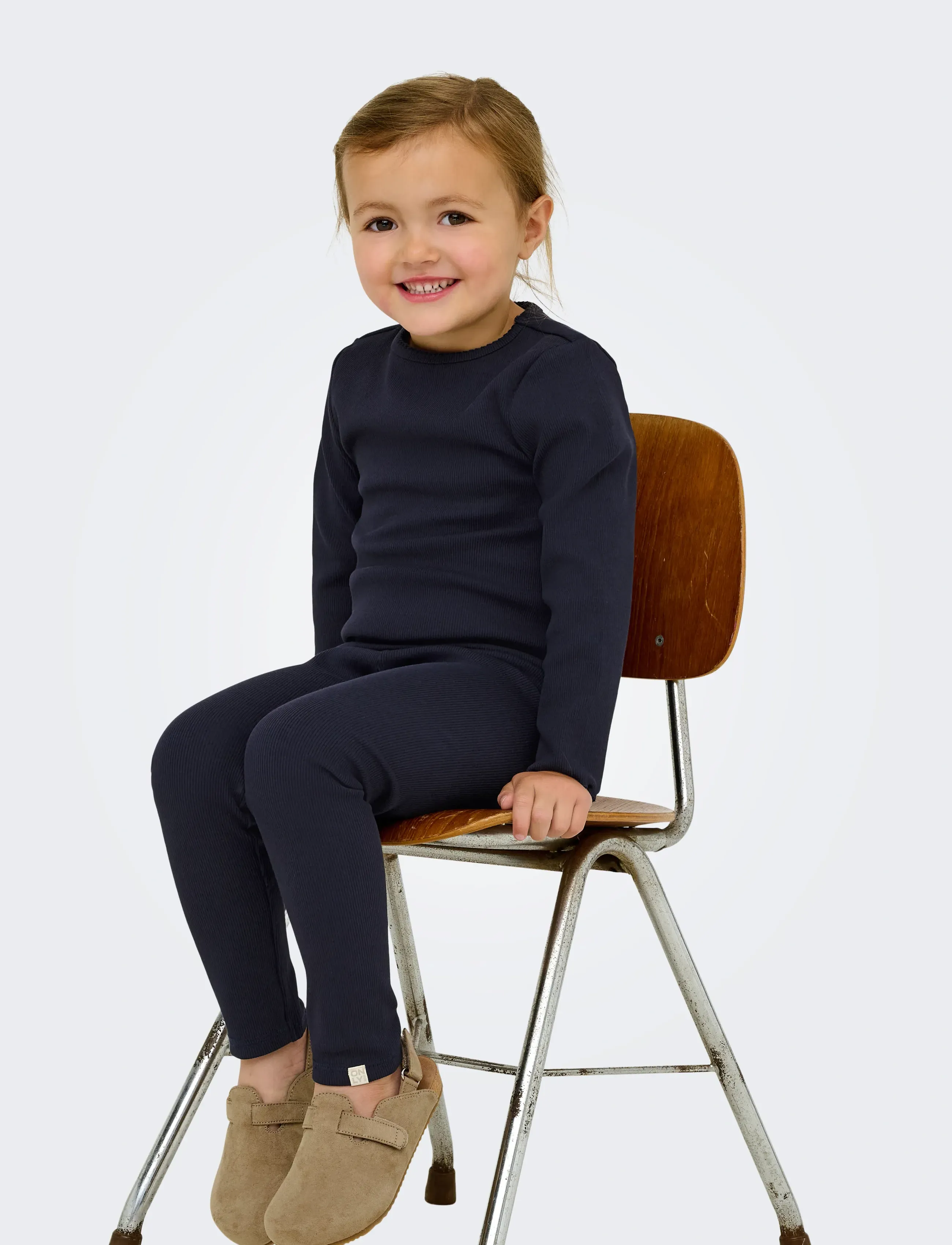 Kids Only - KMGTRINNY LIFE SLD LS ONECK TOP JRS NOOS - langærmede t-shirts - night sky - 4