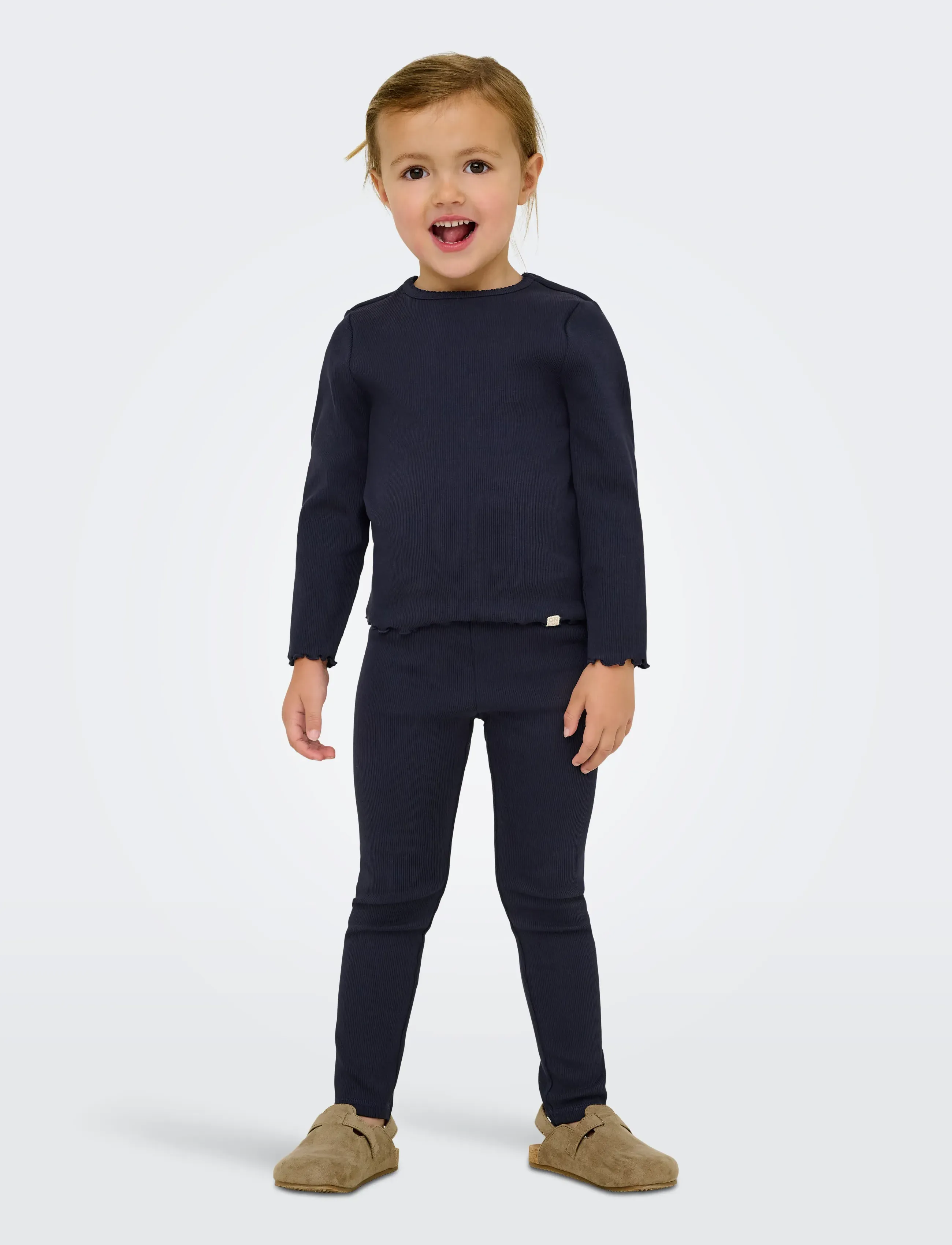 Kids Only - KMGTRINNY LIFE SLD LS ONECK TOP JRS NOOS - langærmede t-shirts - night sky - 5