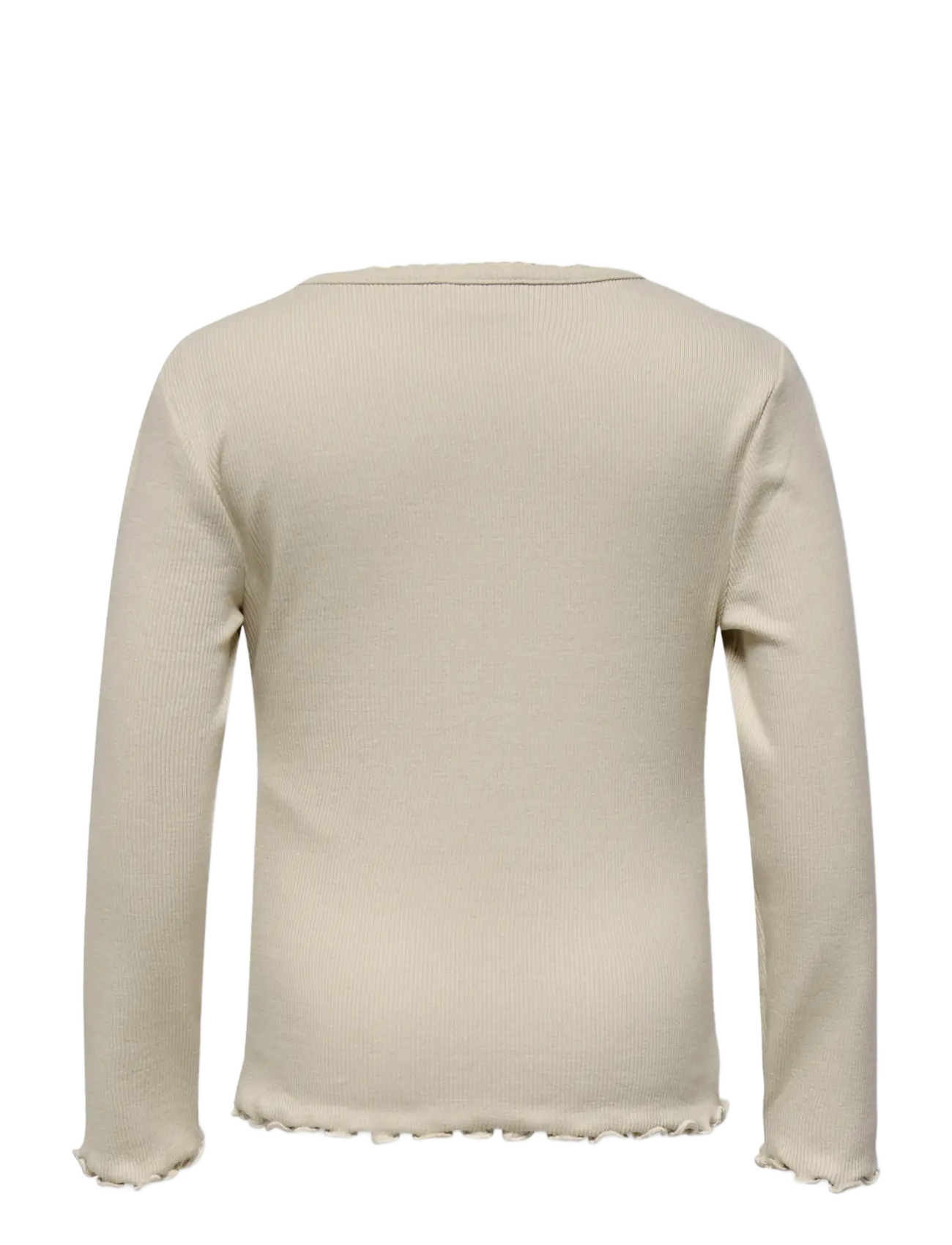 Kids Only - KMGTRINNY LIFE SLD LS ONECK TOP JRS NOOS - langærmede t-shirts - pumice stone - 2