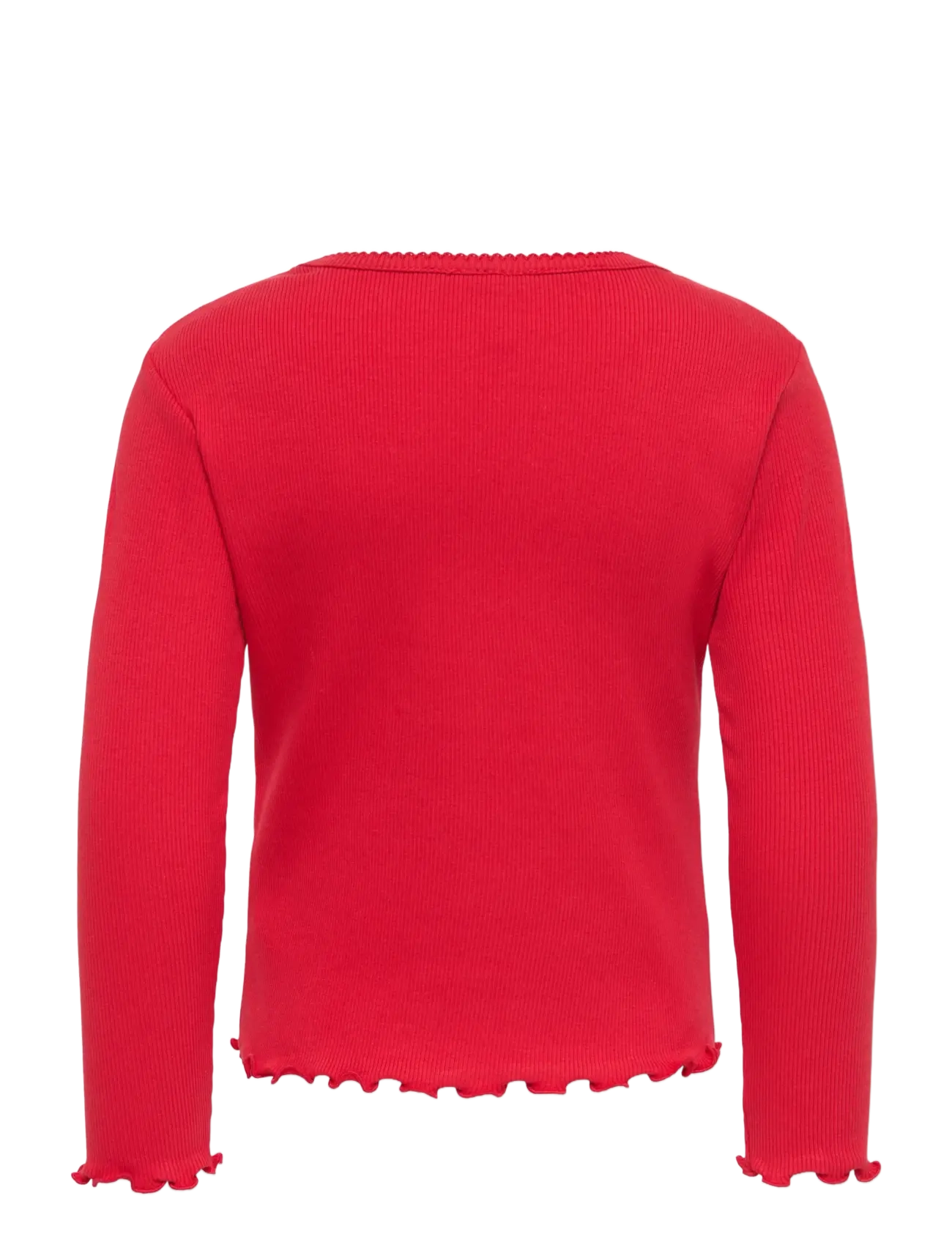 Kids Only - KMGTRINNY SLD LS ONECK TOP JRS NOOS - t-krekli ar garām piedurknēm - salsa - 2
