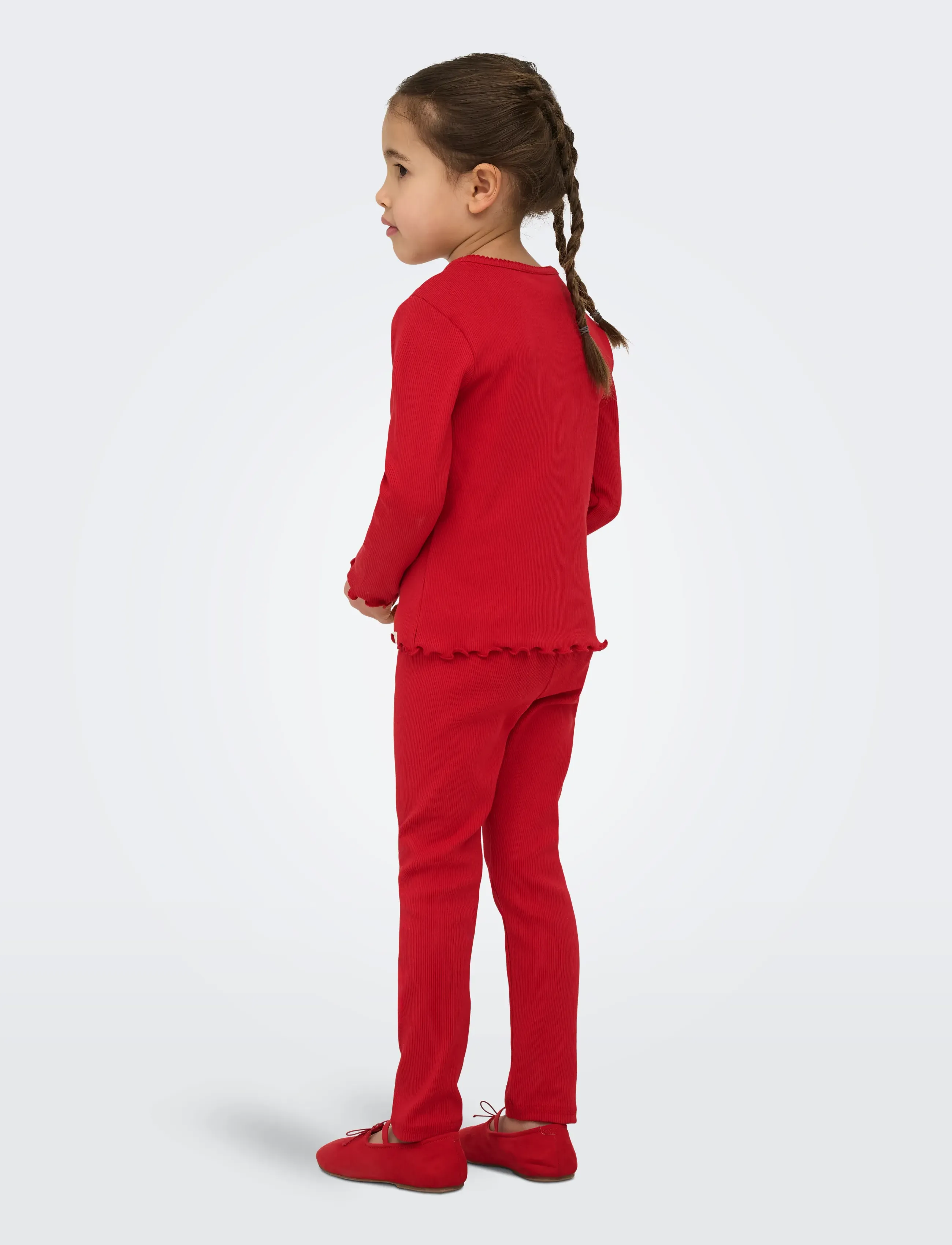 Kids Only - KMGTRINNY SLD LS ONECK TOP JRS NOOS - langärmelig - salsa - 3