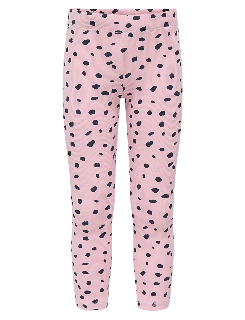 Kids Only - KMGTRINNY AOP BSC LEGGING JRS NOOS - leggings - bleached mauve - 0