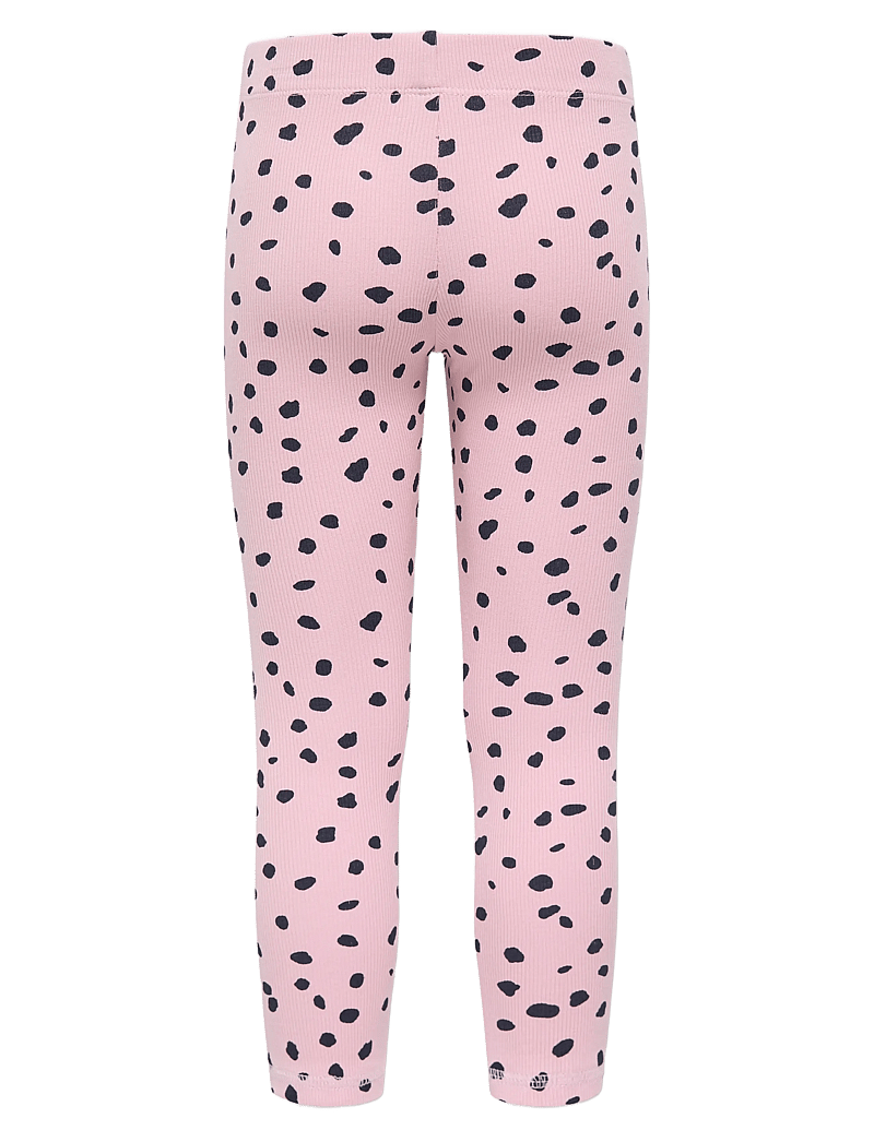 Kids Only - KMGTRINNY AOP BSC LEGGING JRS NOOS - leggings - bleached mauve - 1