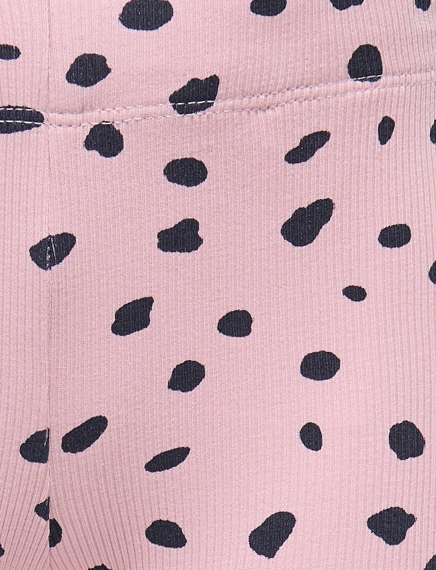 Kids Only - KMGTRINNY AOP BSC LEGGING JRS NOOS - leggings - bleached mauve - 2