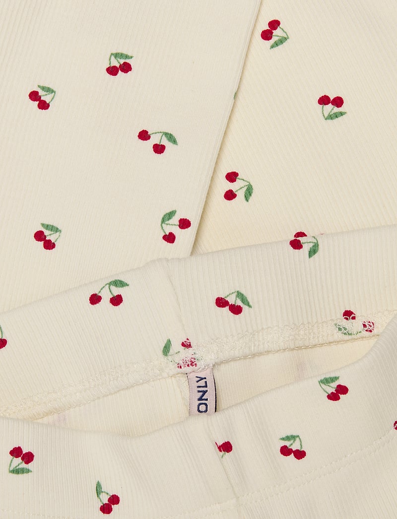 Kids Only - KMGTRINNY AOP BSC LEGGING JRS NOOS - leggings - tofu - 2