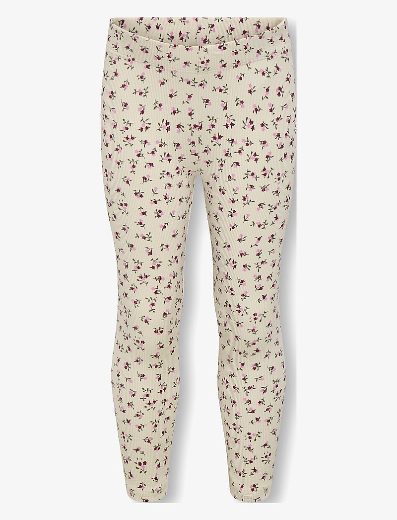 Kids Only - KMGTRINNY AOP BSC LEGGING JRS NOOS - leggings - whitecap gray - 1