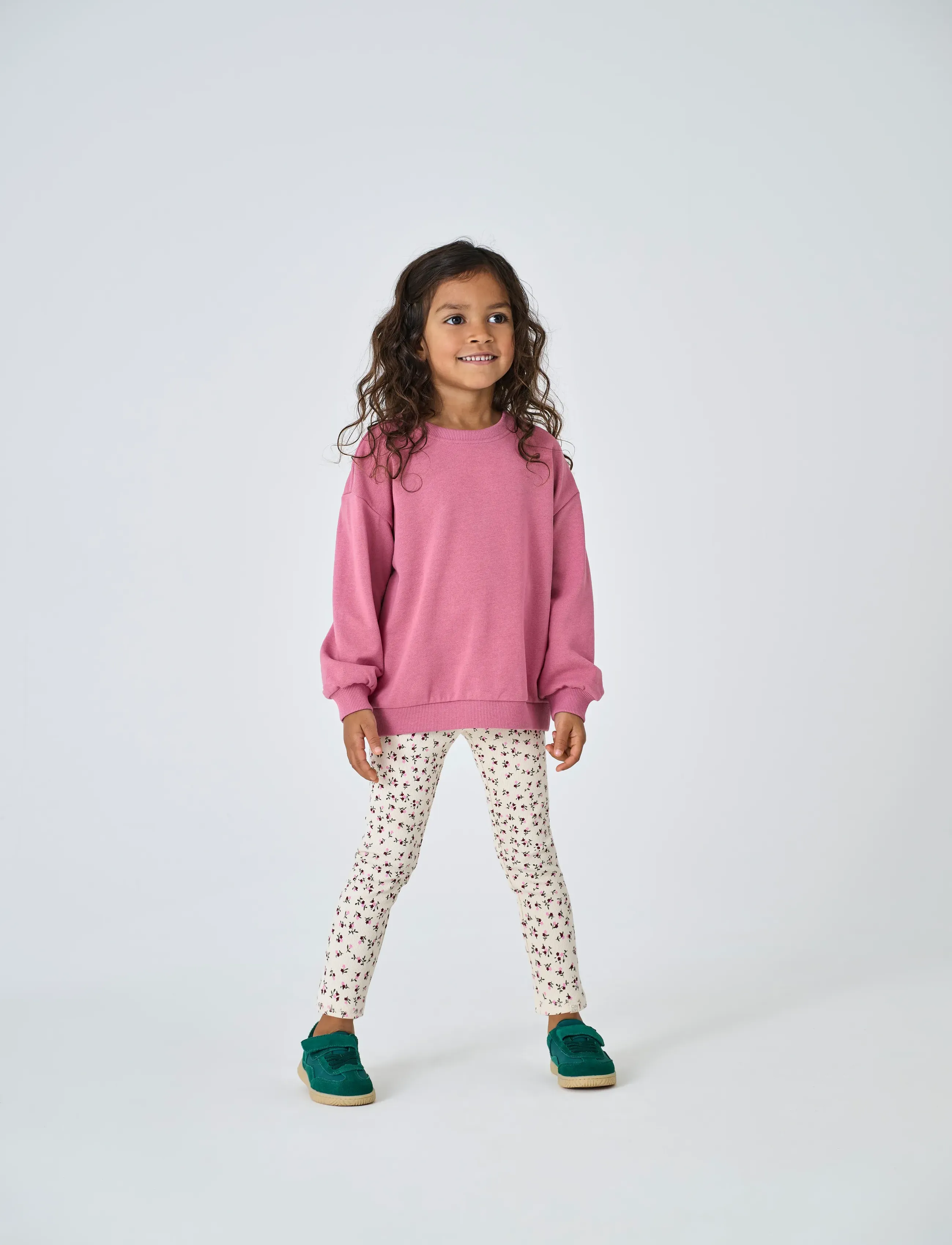 Kids Only Kmgtrinny Life Aop Bsc Legging Jrs Noos, 122, Unterteile, Creme - Leggings, Kinder