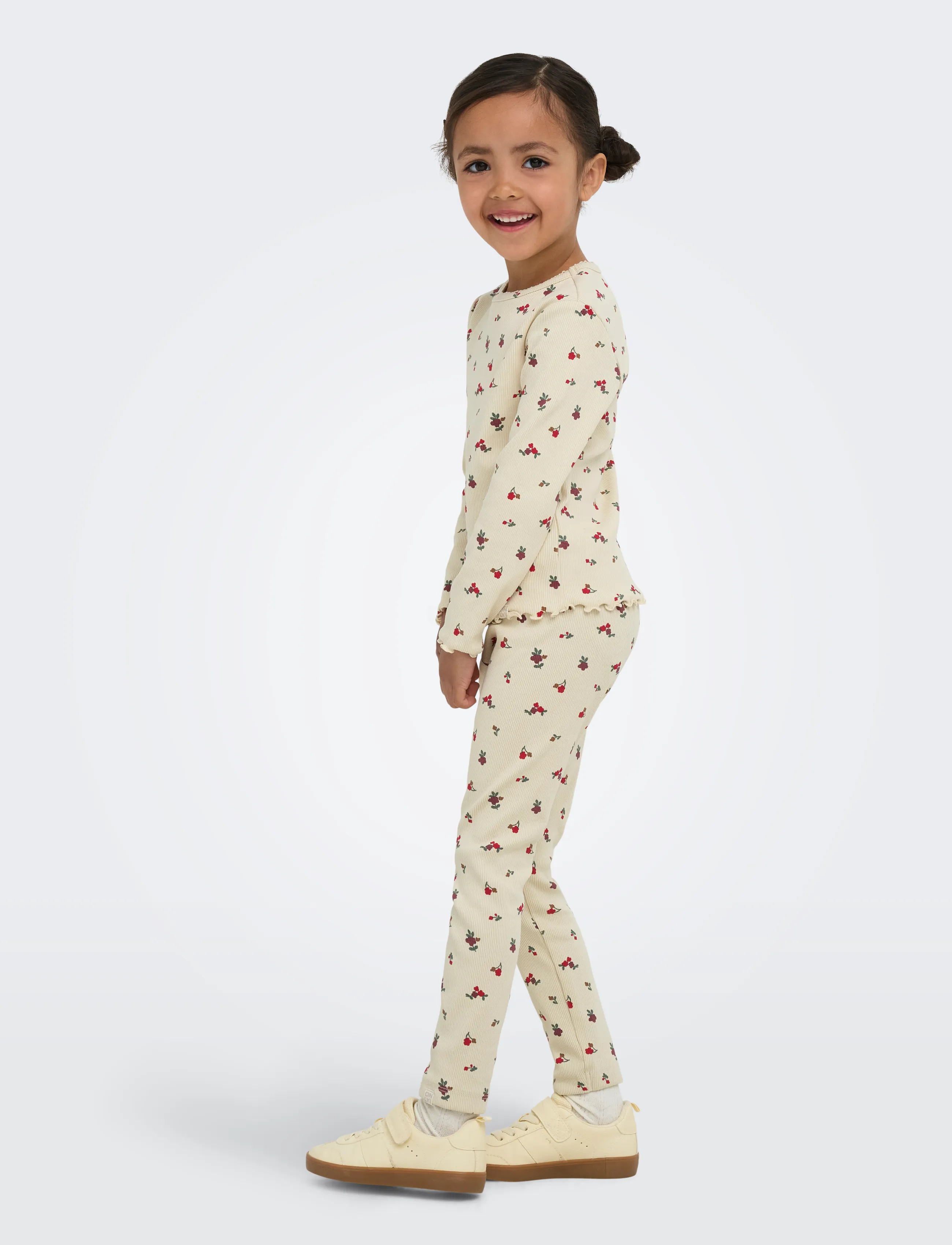 Kids Only - KMGTRINNY AOP LS O-NCK TOP JRS NOOS - langärmelig - birch - 3