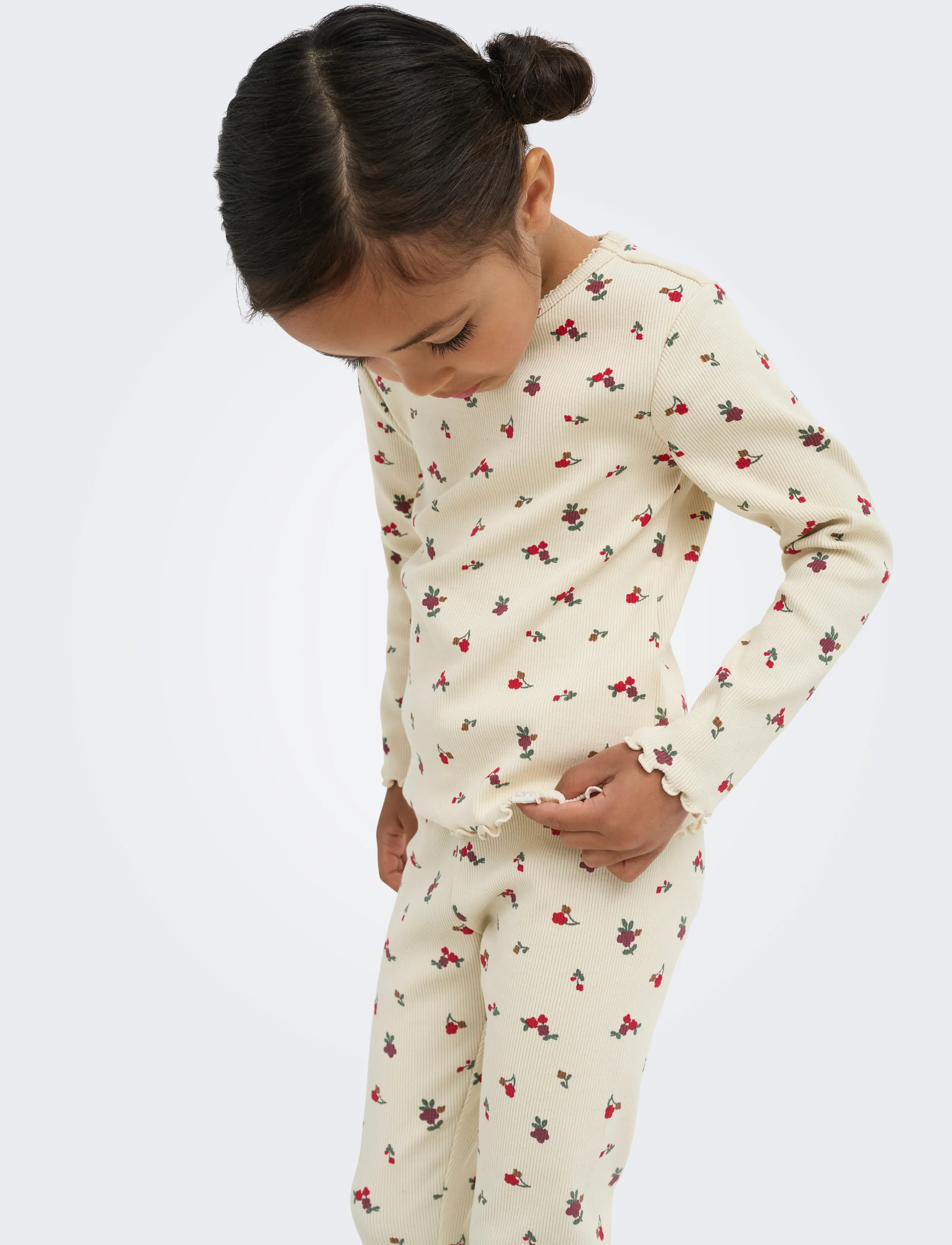 Kids Only - KMGTRINNY AOP LS O-NCK TOP JRS NOOS - langärmelig - birch - 5