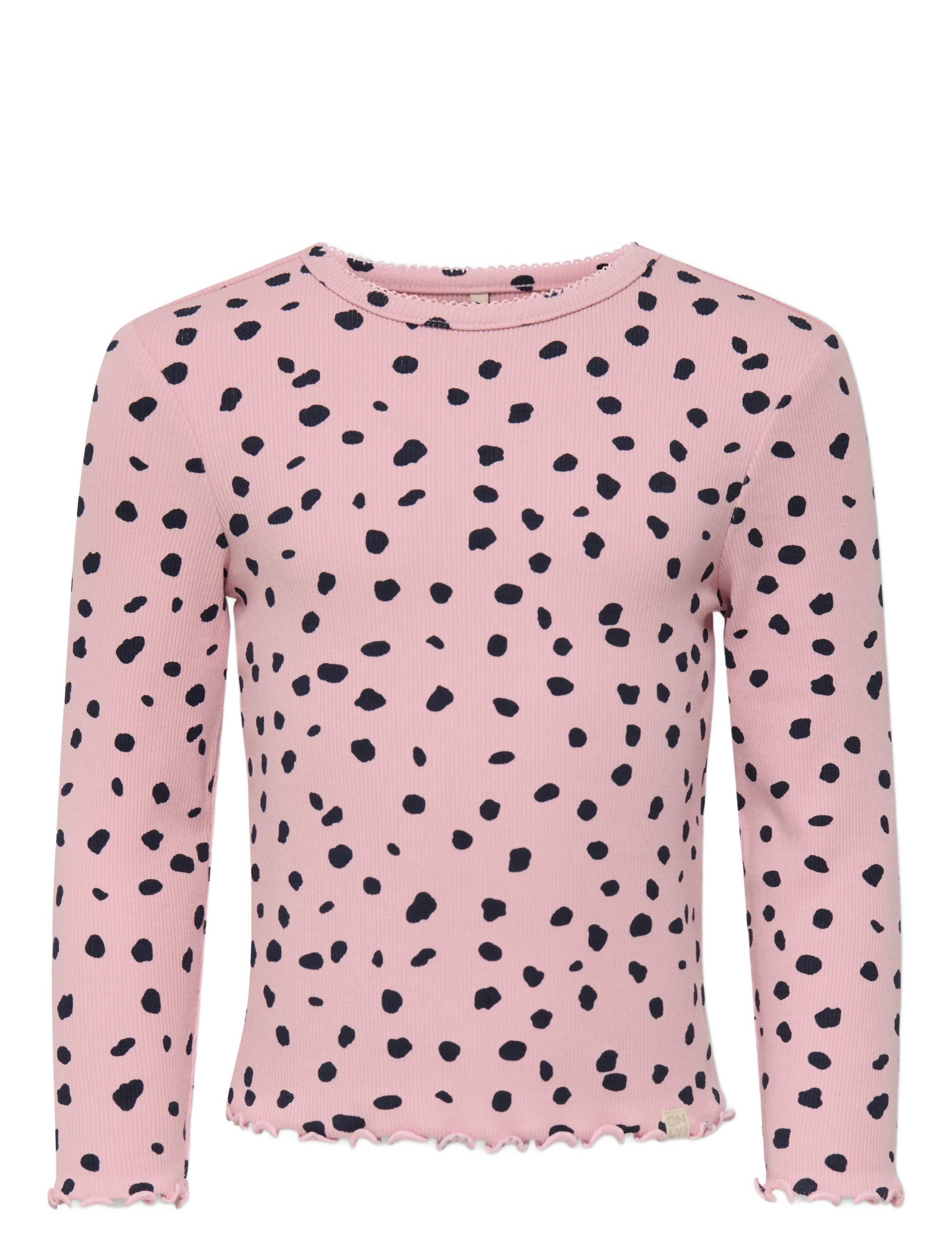 Kids Only Kmgtrinny Aop Ls O-Nck Top Jrs Noos, Børn, Blomstret Langærmet Top, Pink, Str: 110