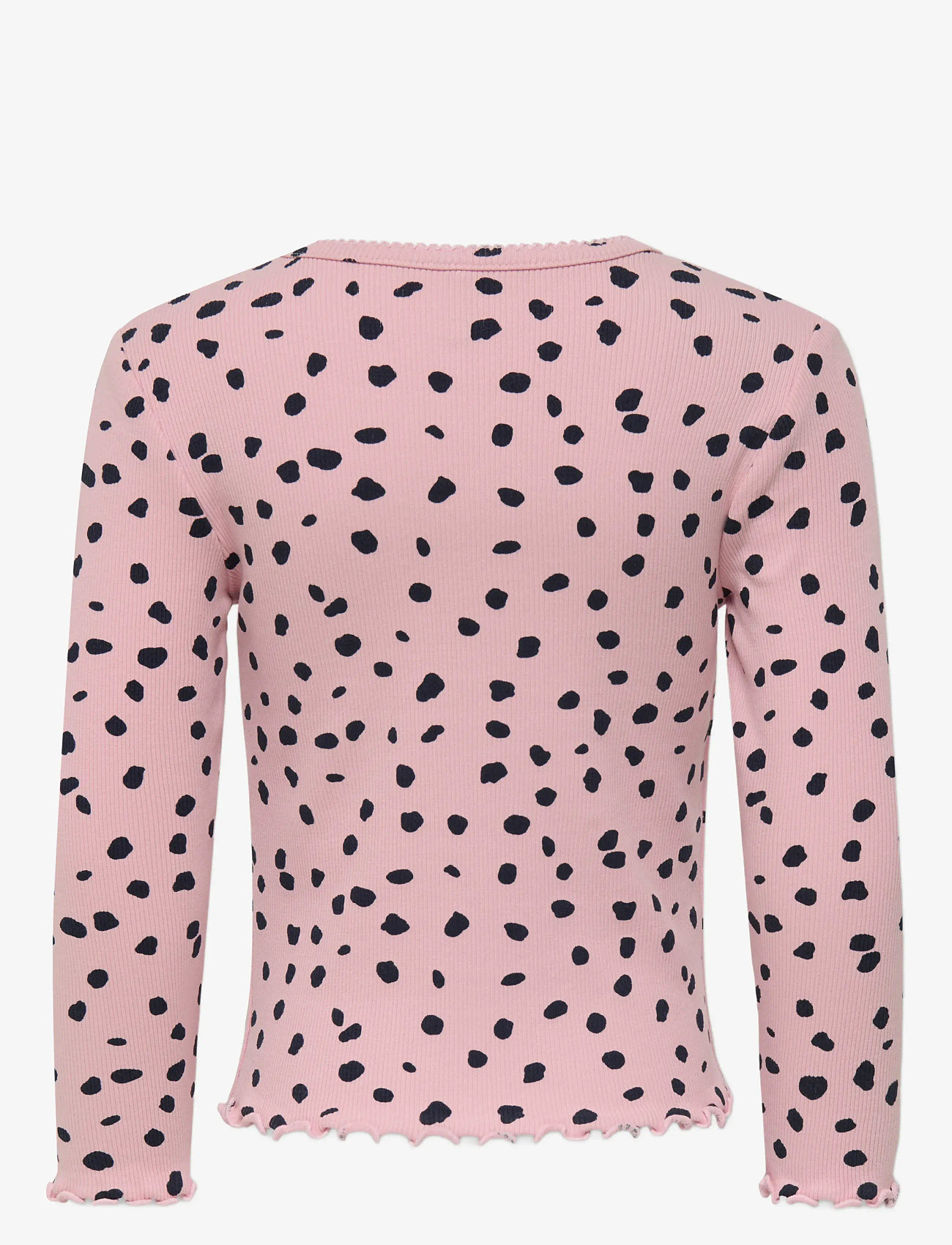 Kids Only - KMGTRINNY AOP LS O-NCK TOP JRS NOOS - långärmade skjortor - bleached mauve - 1