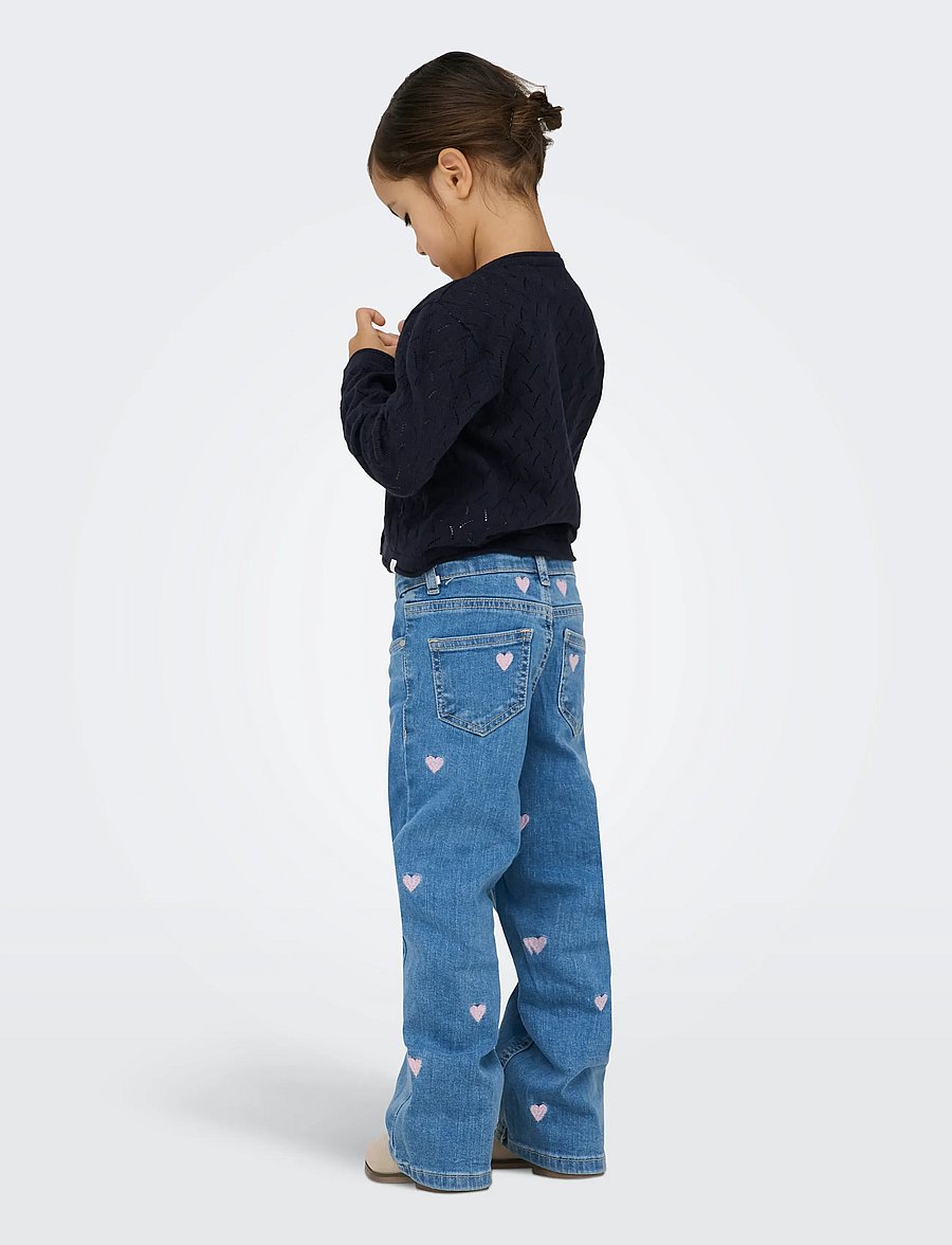 Kids Only - KMGMEGAN LIFE LS CARDIGAN KNT NOOS - gilets - night sky - 3