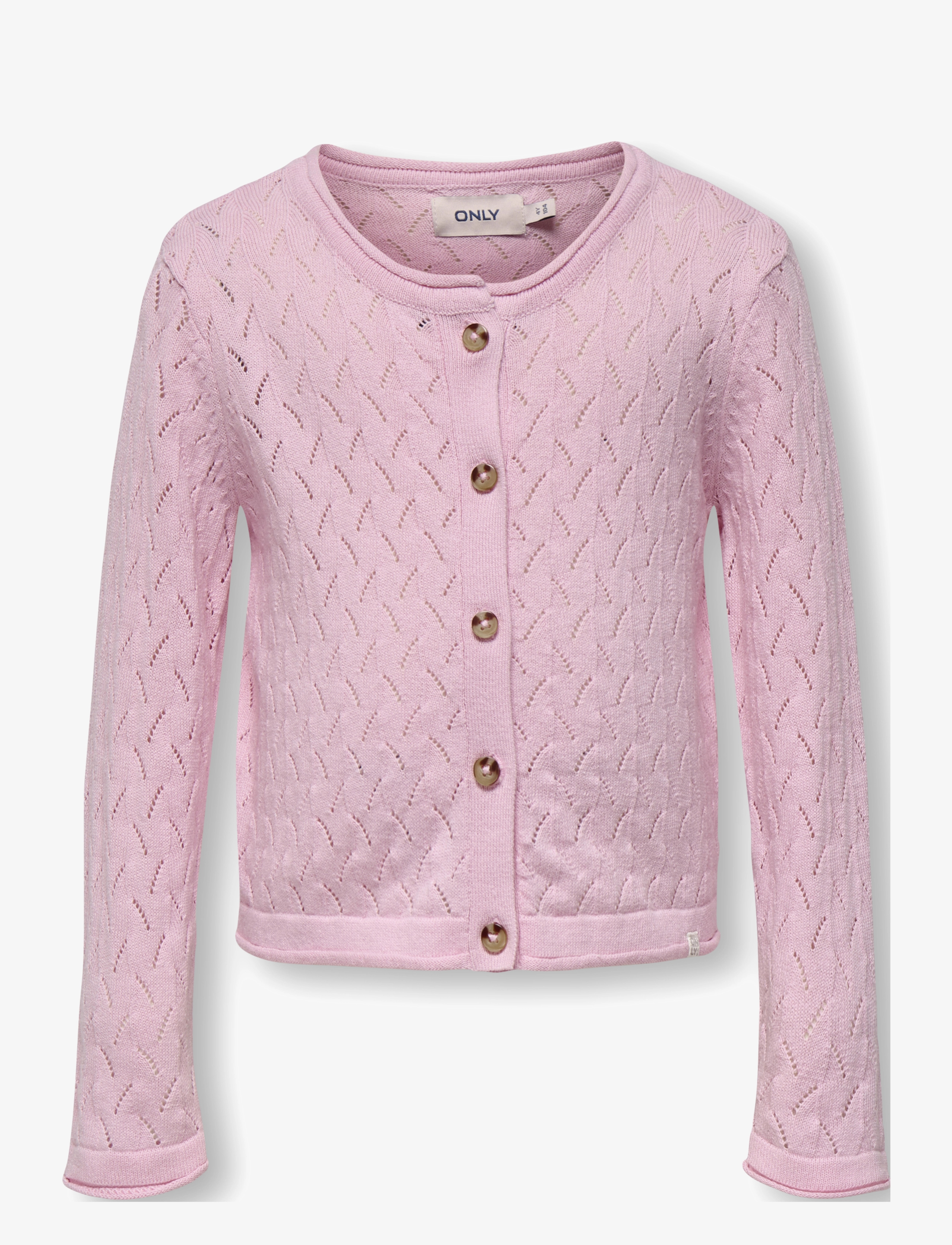 Kids Only KMGMEGAN LIFE  LS CARDIGAN KNT NOOS - Oberteile - ROSEATE SPOONBILL / pink/rose