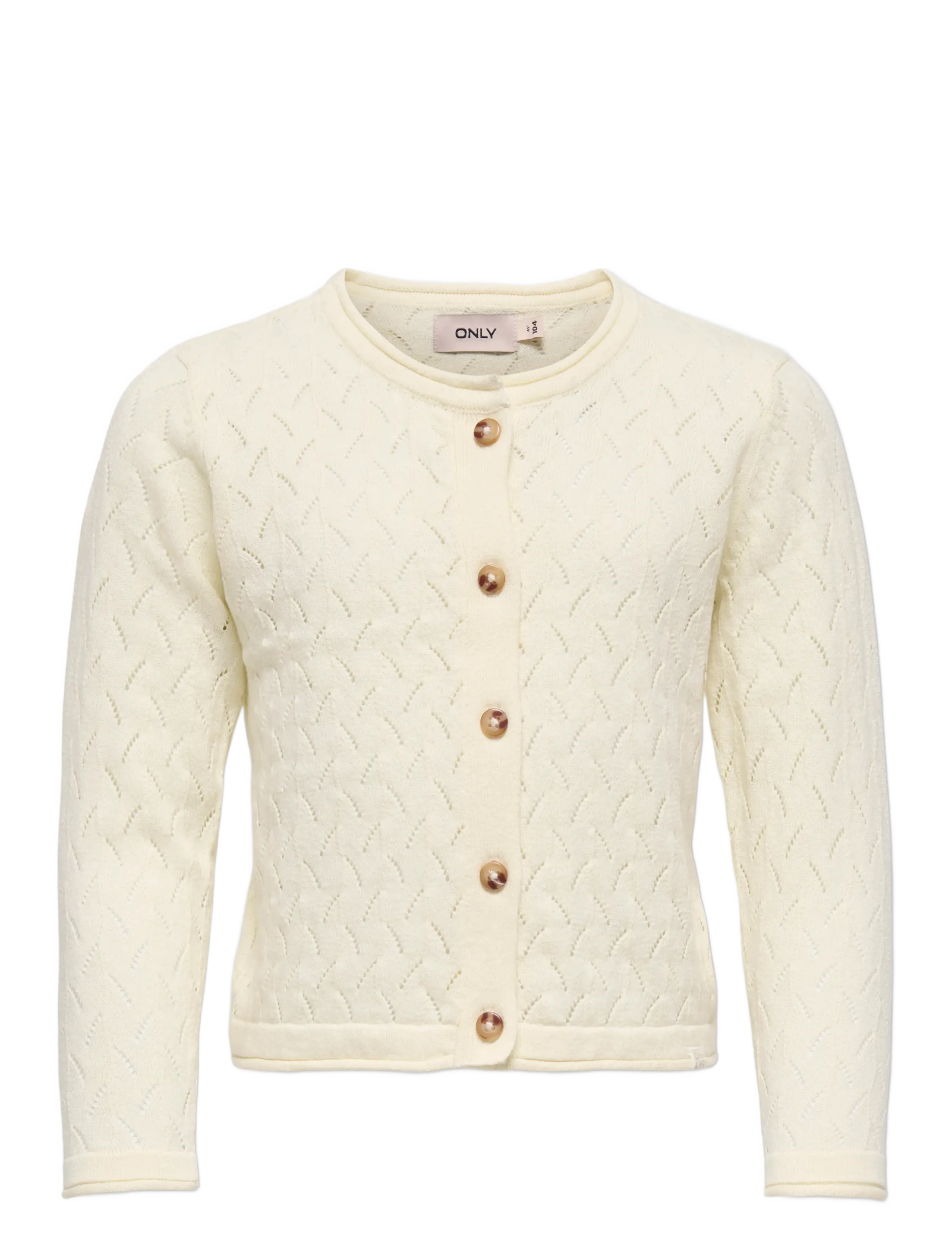 Kids Only KMGMEGAN LIFE  LS CARDIGAN KNT NOOS - Oberteile - WHITECAP GRAY / cream