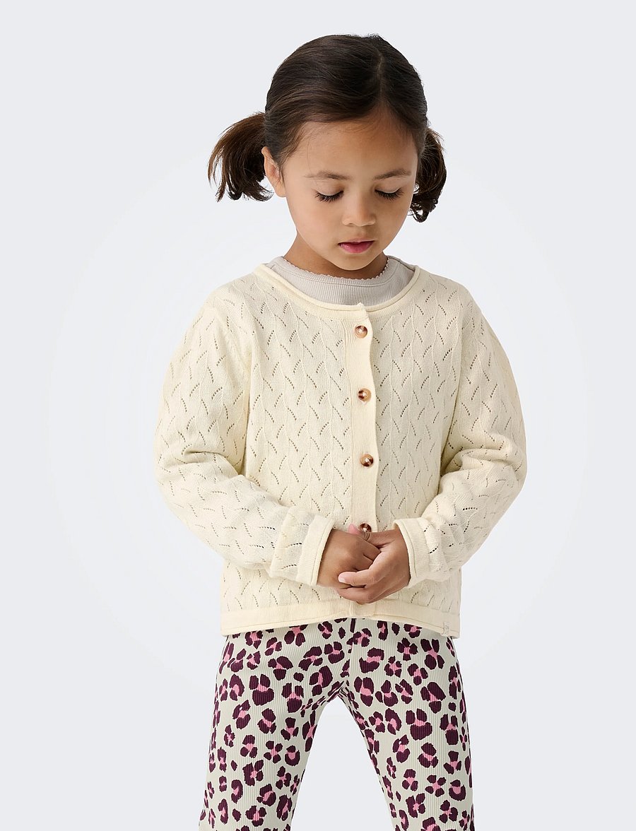 Kids Only - KMGMEGAN LIFE LS CARDIGAN KNT NOOS - cardigans - whitecap gray - 0