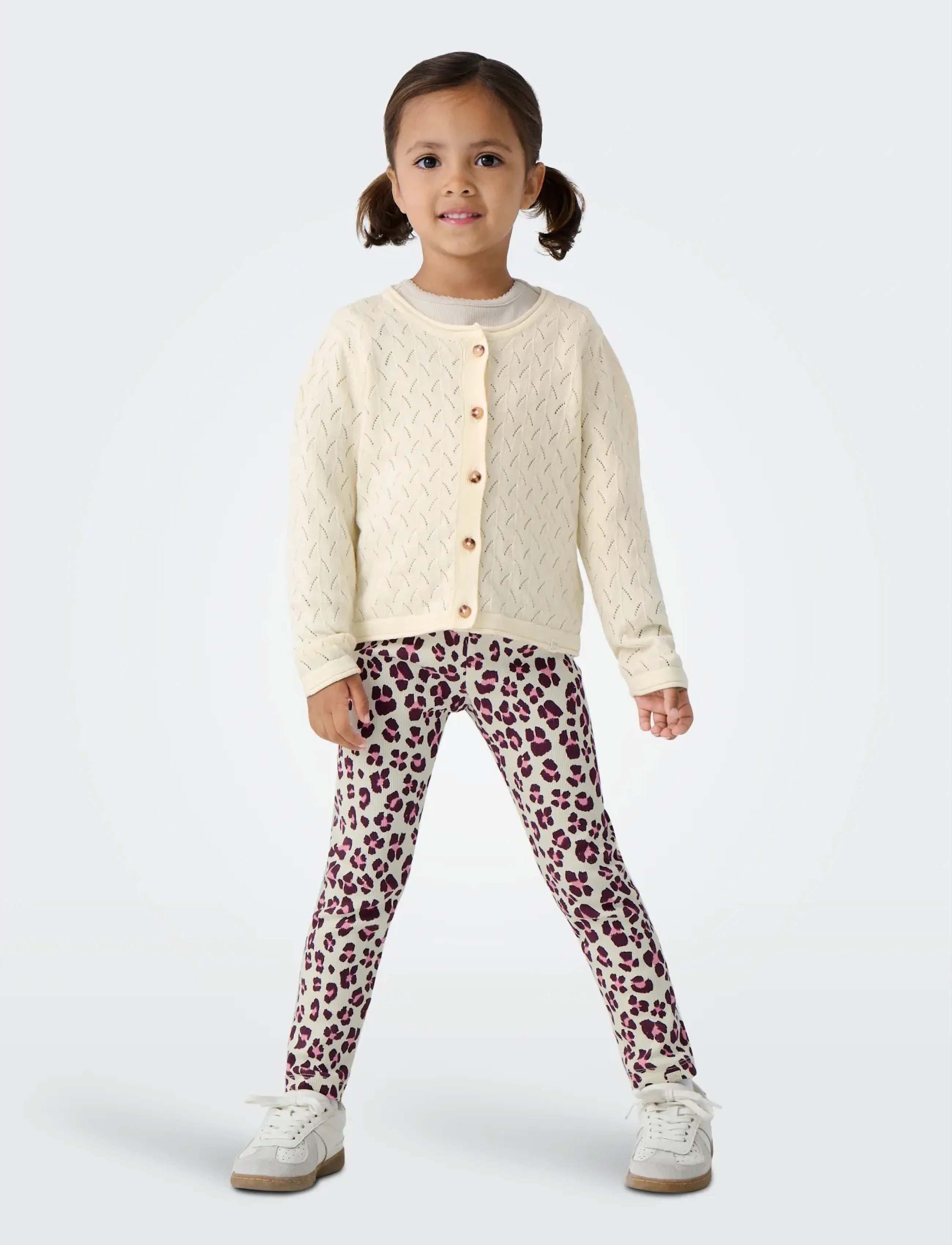 Kids Only - KMGMEGAN LIFE  LS CARDIGAN KNT NOOS - cardigans - whitecap gray - 5