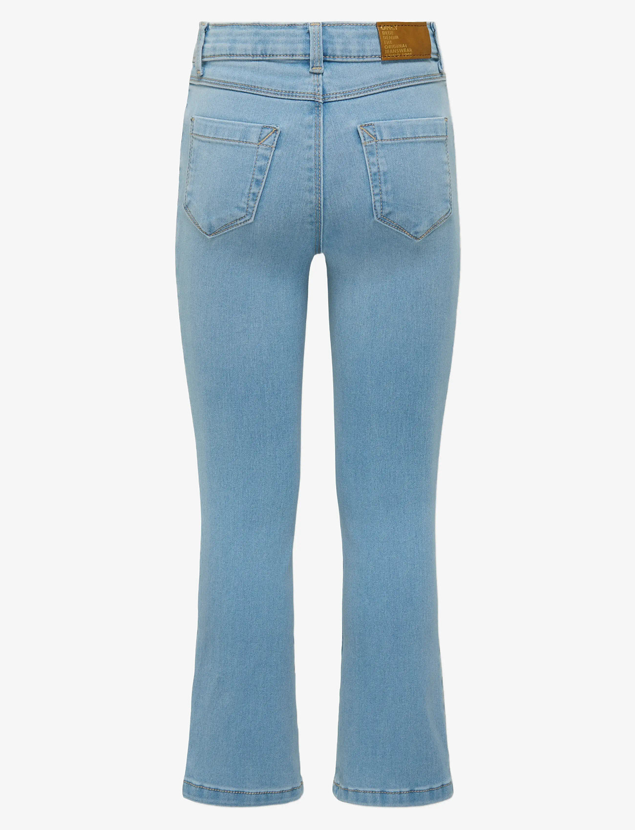 Kids Only - KMGROYAL FLARED FLOWER JEANS NOOS - tavalised teksad - light blue denim - 2