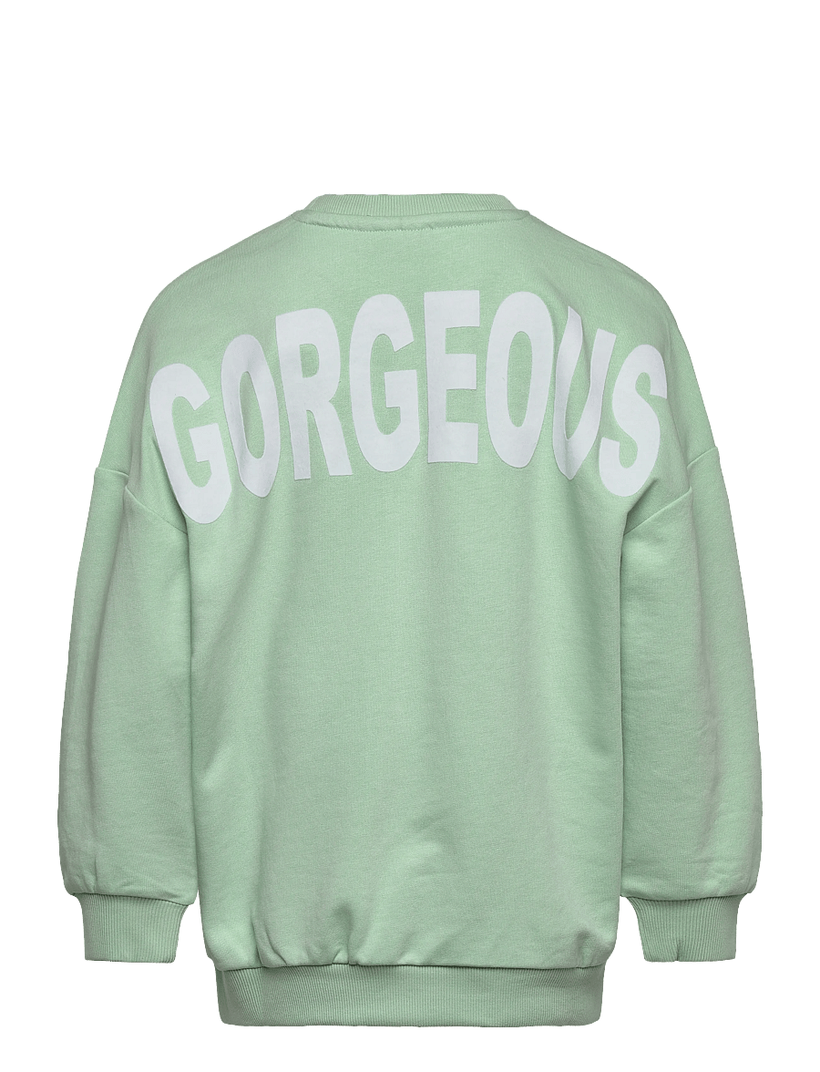 Kids Only - KOGGEORGIA LIFE L/S O-NECK UB SWT - sweatshirts - birds egg green - 1