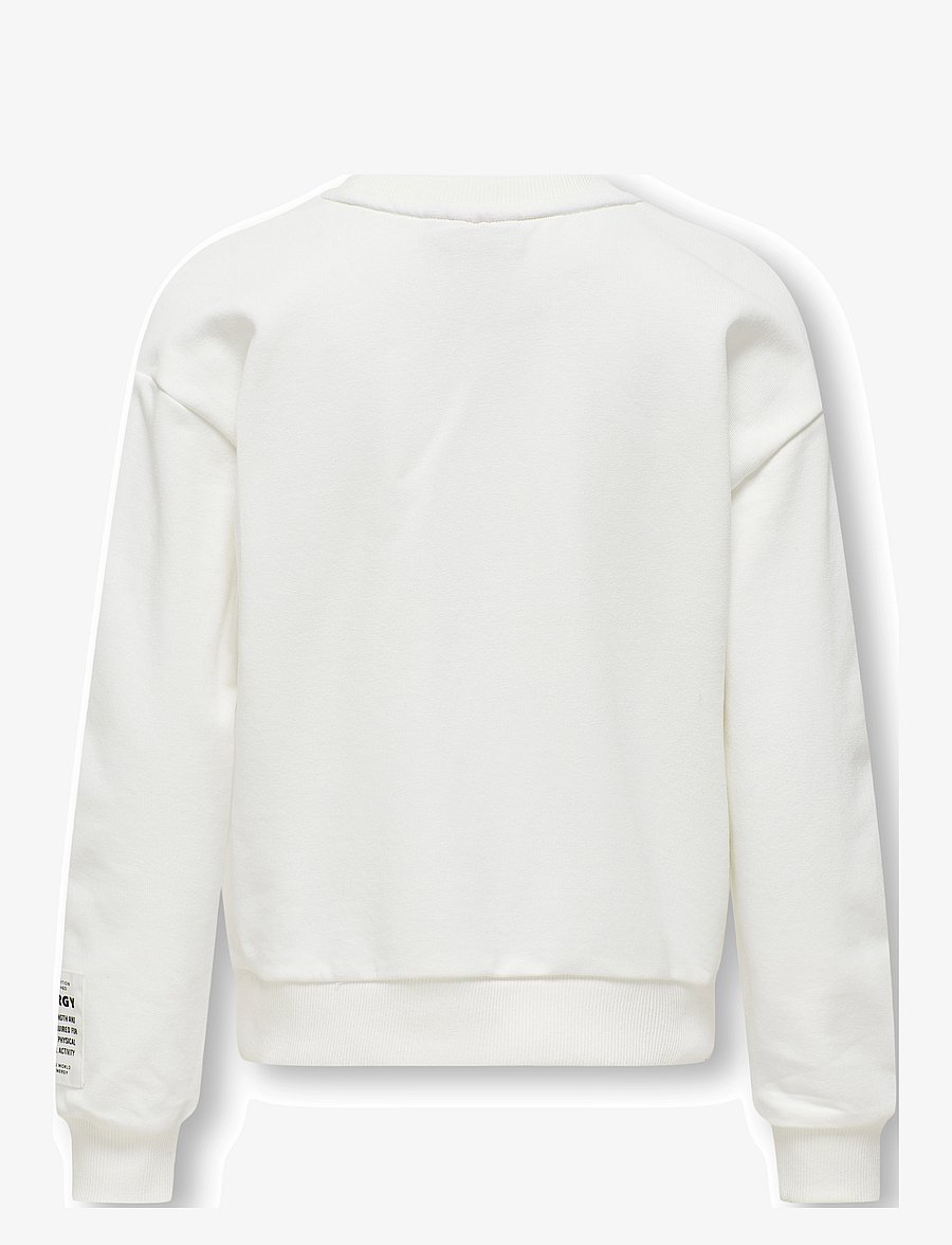 Kids Only - KOGTAYLOR LIFE L/S O-NECK UB SWT - sweatshirts - cloud dancer - 1