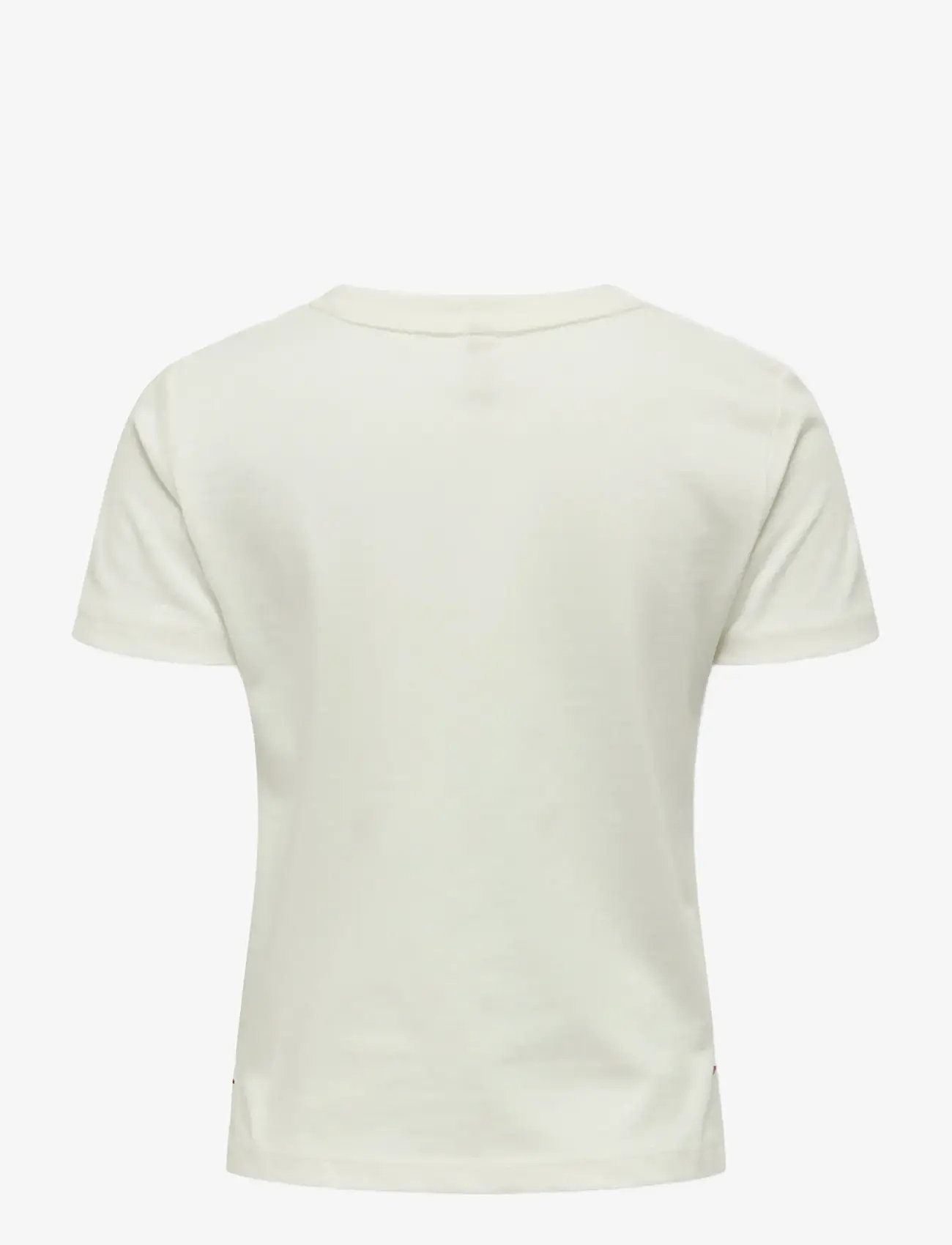 Kids Only - KMGCANDY LIFE S/S PRINTED TEE JRS NOOS - short-sleeved t-shirts - cloud dancer - 2
