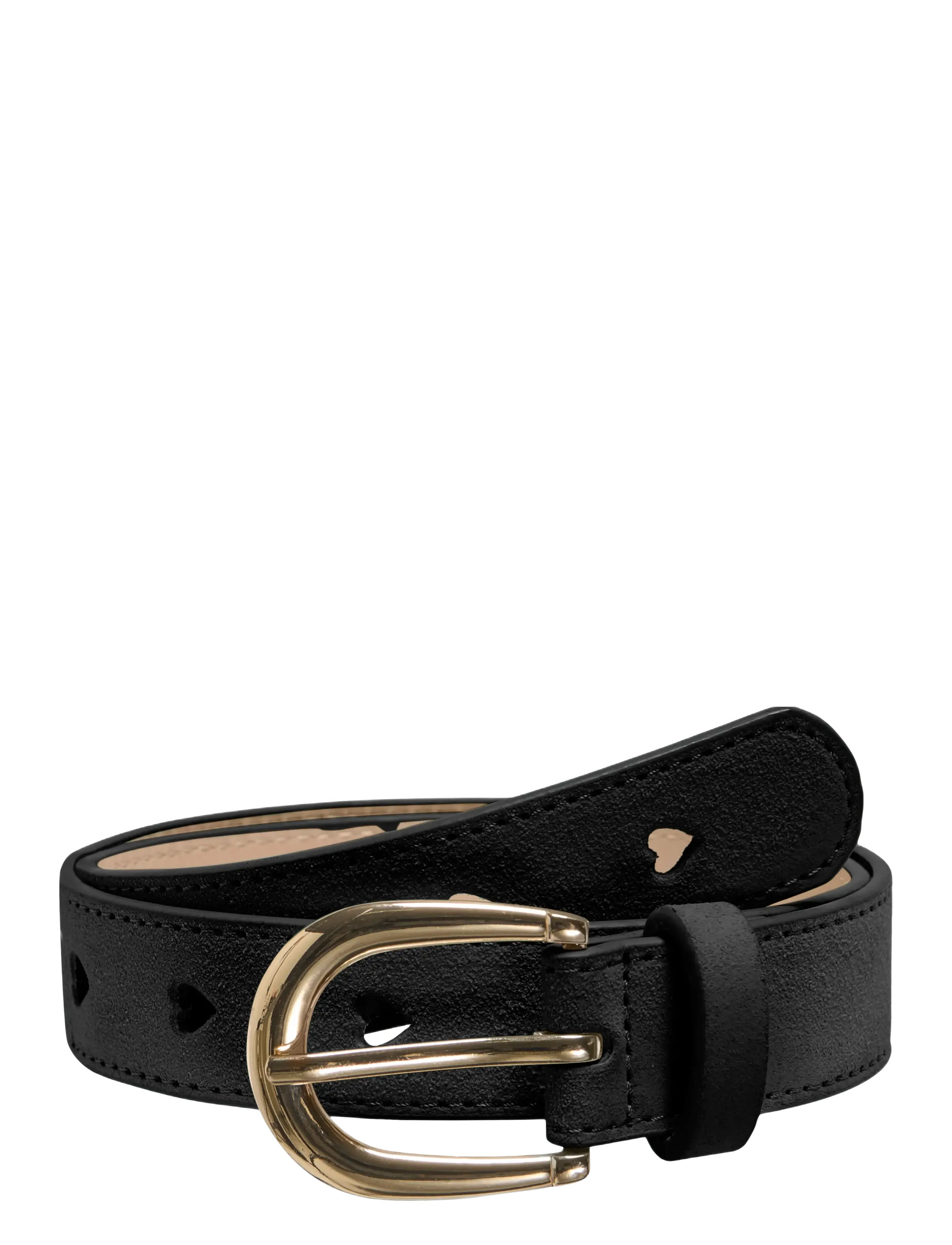 Kids Only KOGALIVA HEART JEANS BELT ACC - Vööd - BLACK / black
