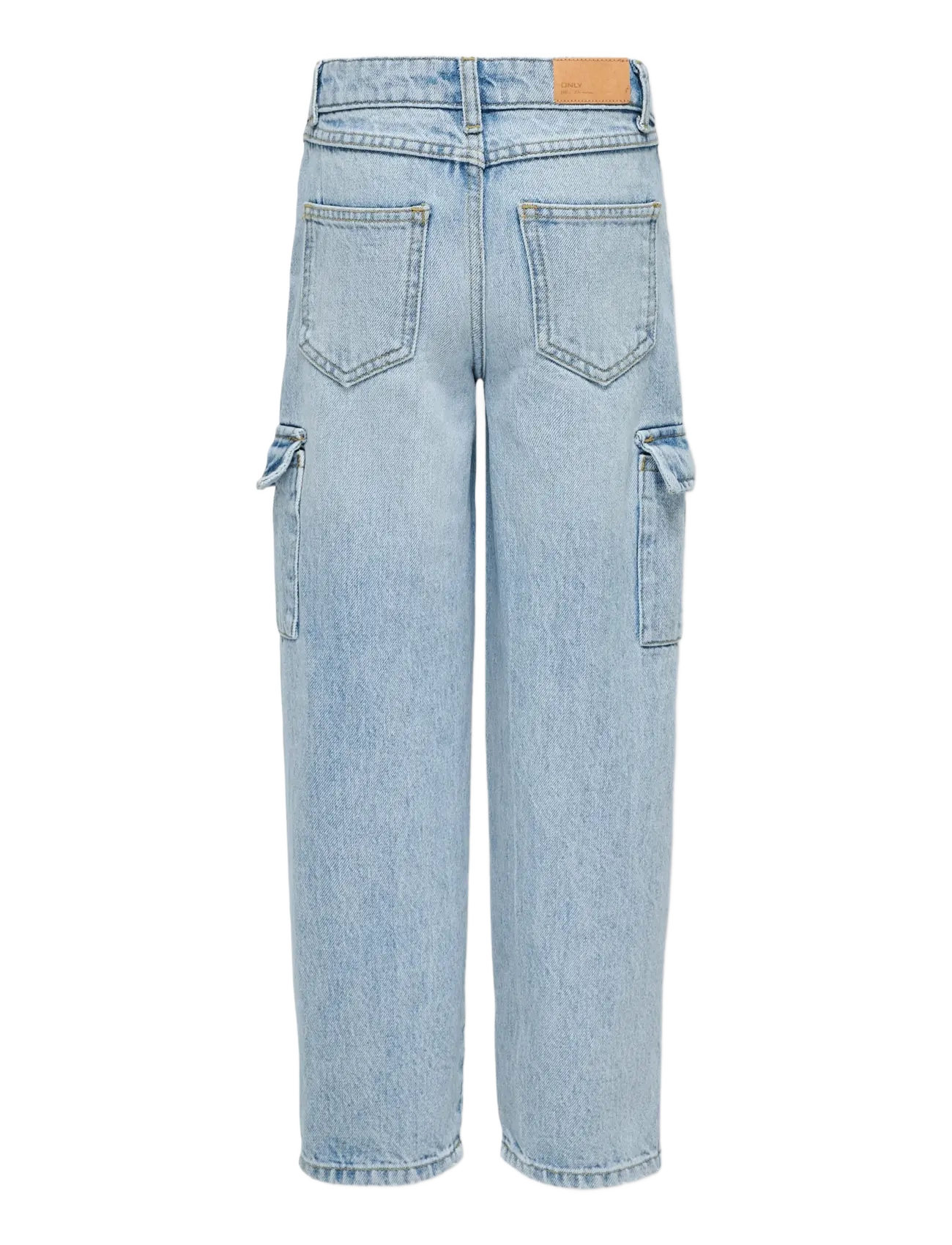 Kids Only - KOGHARMONY WIDE CARGO CARROT AZG NOOS - szerokie dżinsy - light blue denim - 2