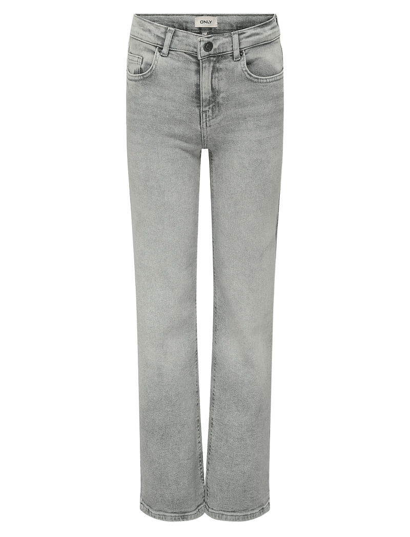 Kids Only - KOGJUICY HW WIDE LEG REA707 DNM NOOS - laia säärega teksad - medium grey denim - 0