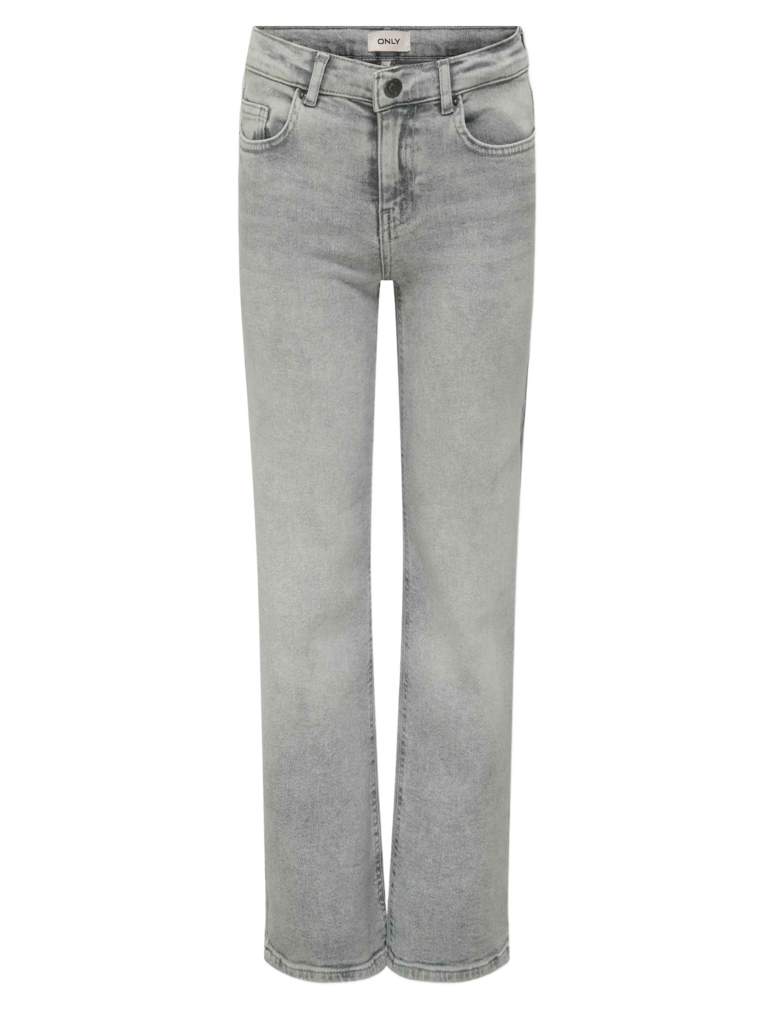 Kids Only KOGJUICY HW WIDE LEG REA707 DNM NOOS - Riided - MEDIUM GREY DENIM / grey