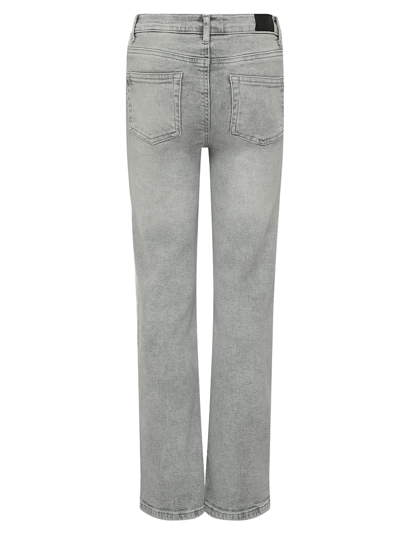 Kids Only - KOGJUICY HW WIDE LEG REA707 DNM NOOS - laia säärega teksad - medium grey denim - 1