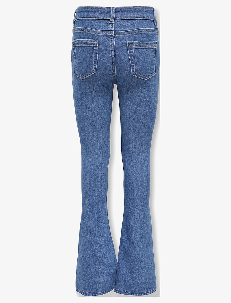 Kids Only - KOGHUSH FLARED DNM AKM186 NOOS - leveälahkeiset farkut - light blue denim - 2