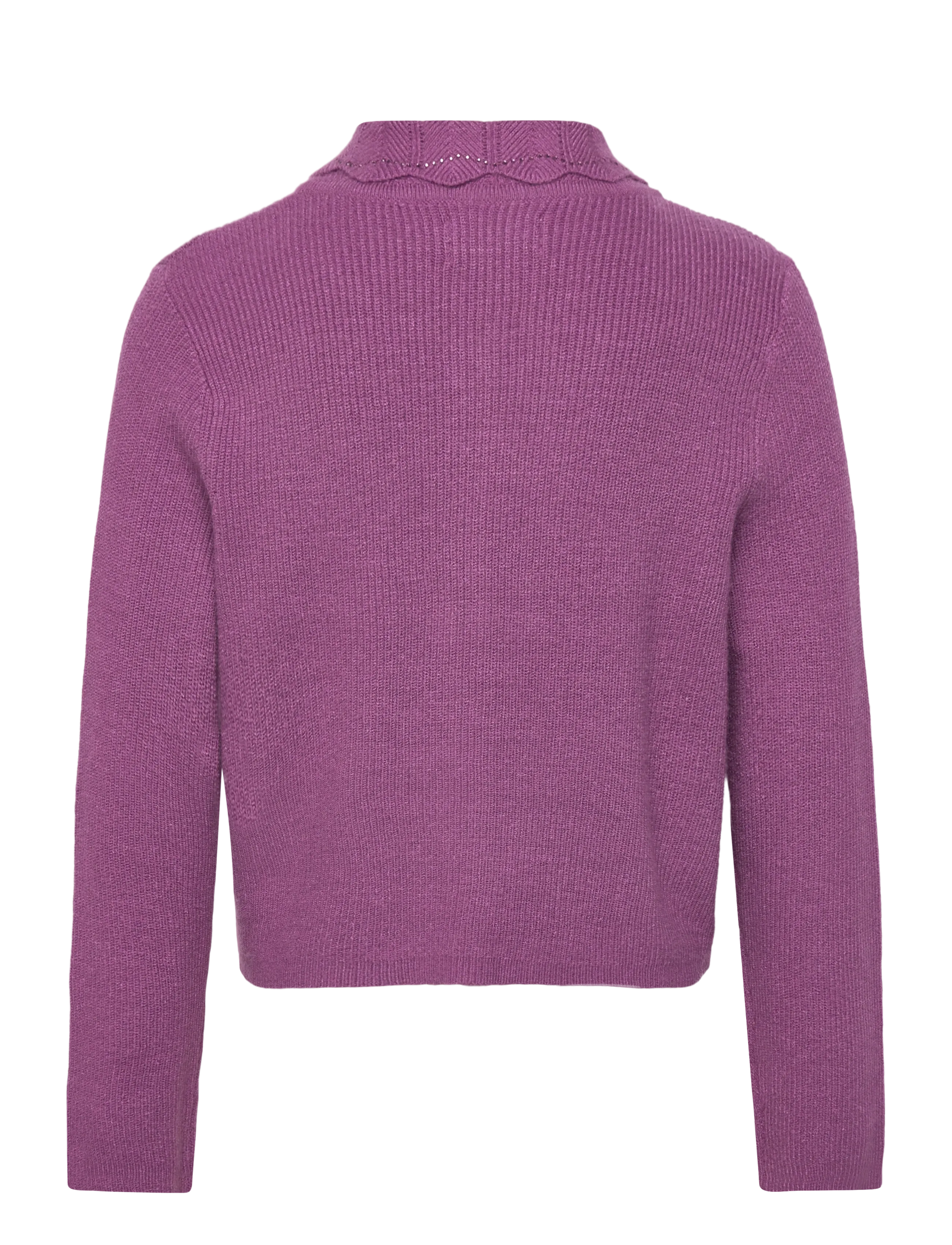 Kids Only - KMGKAYAKATIA LIFE LS COLLAR CARDIGAN KNT - cardigans - argyle purple - 1