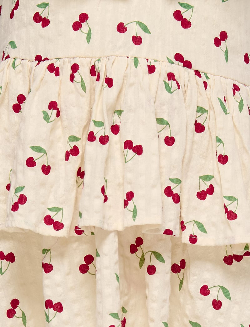 Kids Only - KMGCERISE S/L LAYERED DRESS AOP WVN - Ærmeløse hverdagskjoler - whitecap gray - 3