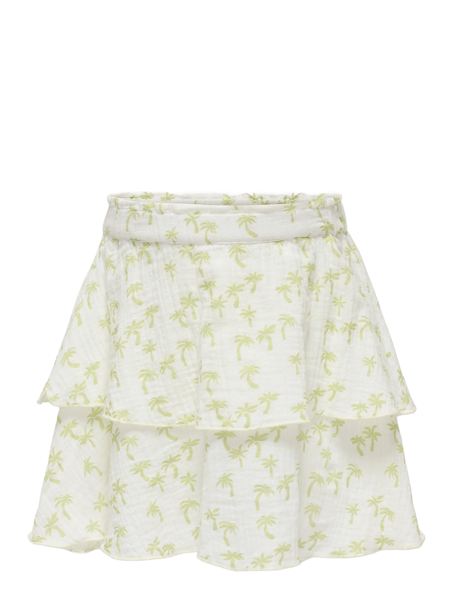 Kids Only - KMGPALM THYRA LIFE LAYERED SKIRT WVN - jupes courtes - whitecap gray - 0