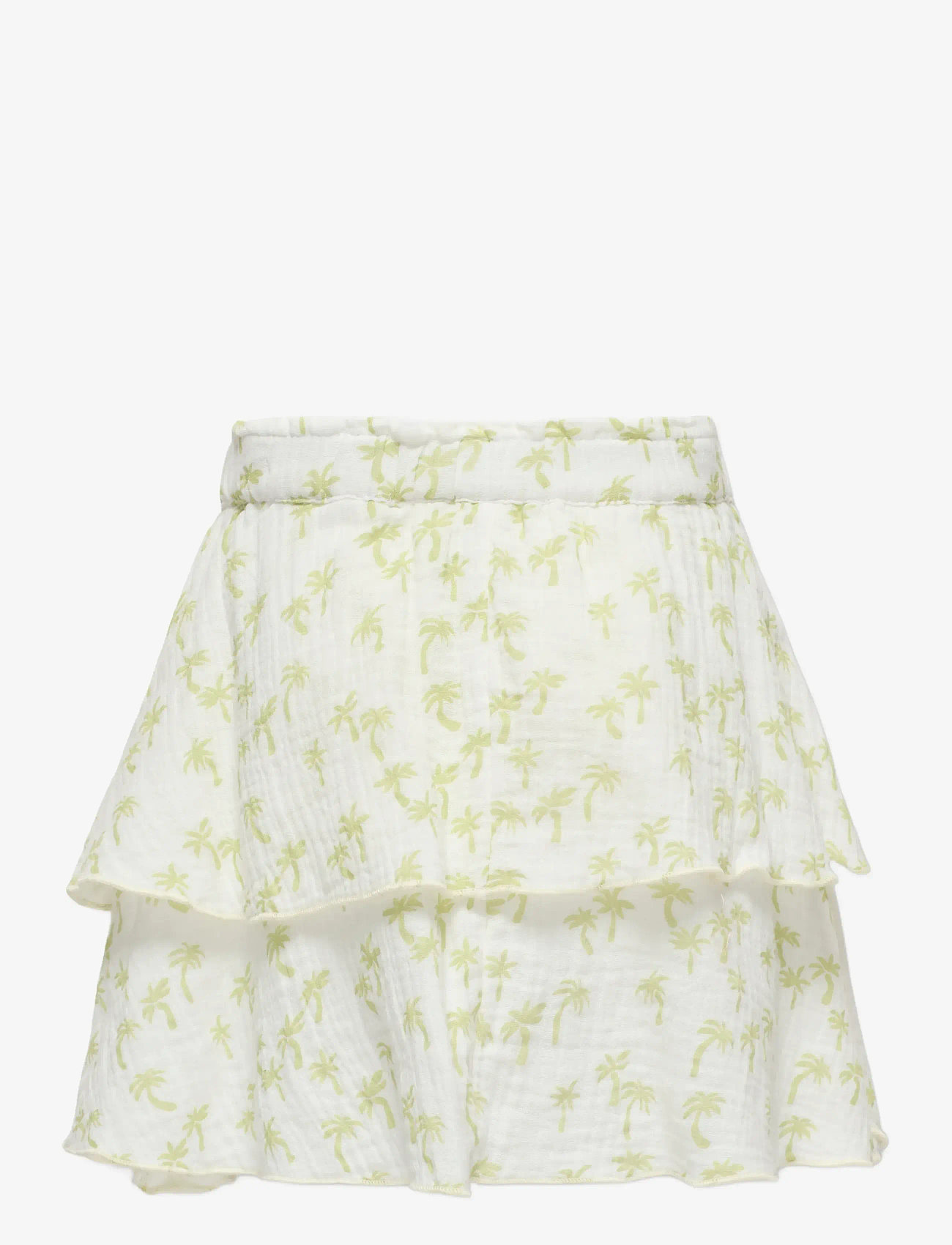 Kids Only - KMGPALM THYRA LIFE LAYERED SKIRT WVN - kurze röcke - whitecap gray - 1