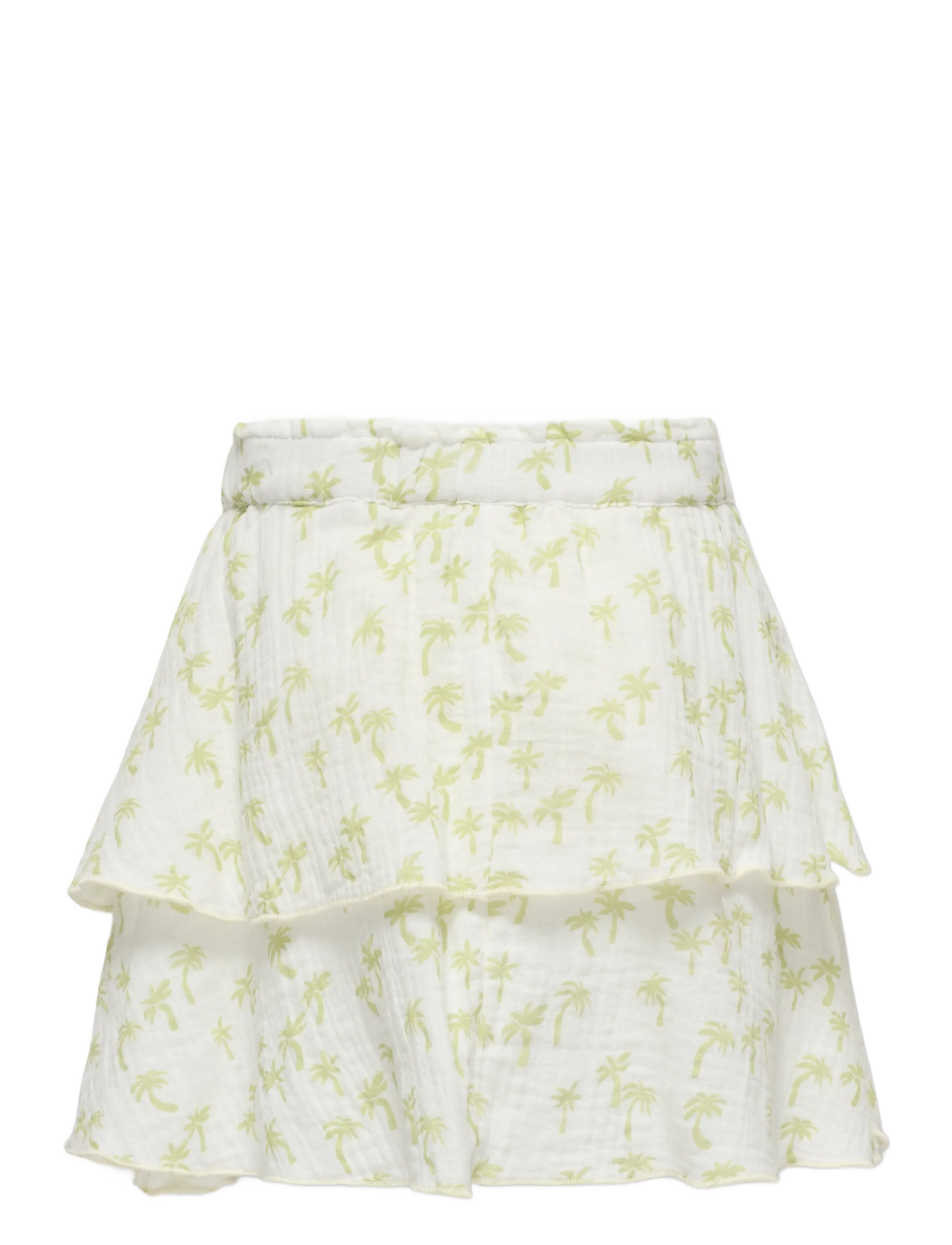 Kids Only - KMGPALM THYRA LIFE LAYERED SKIRT WVN - jupes courtes - whitecap gray - 1