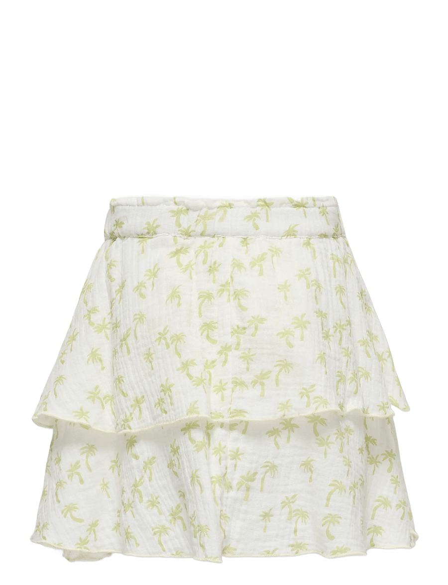 Kids Only - KMGPALM THYRA LIFE LAYERED SKIRT WVN - jupes courtes - whitecap gray - 1