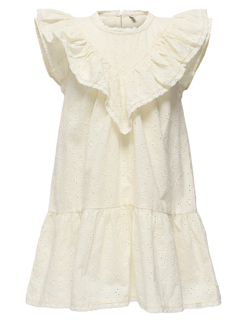 Kids Only - KMGMARGOT LIFE S/L EMBROIDERY DRESS WVN - sleeveless casual dresses - tofu - 0