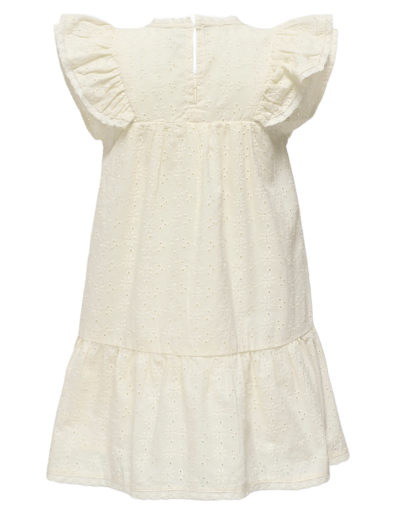Kids Only - KMGMARGOT LIFE S/L EMBROIDERY DRESS WVN - sleeveless casual dresses - tofu - 1