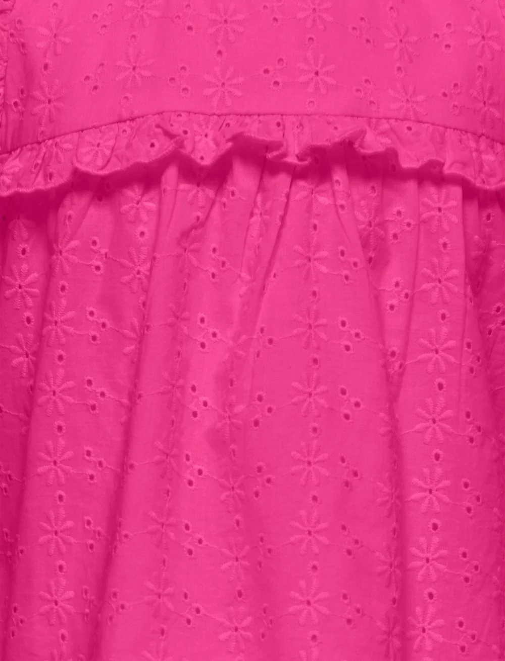 Kids Only - KMGMARGOT LIFE S/L EMBROIDERY TOP WVN - blouses & tunics - fuchsia fedora - 2