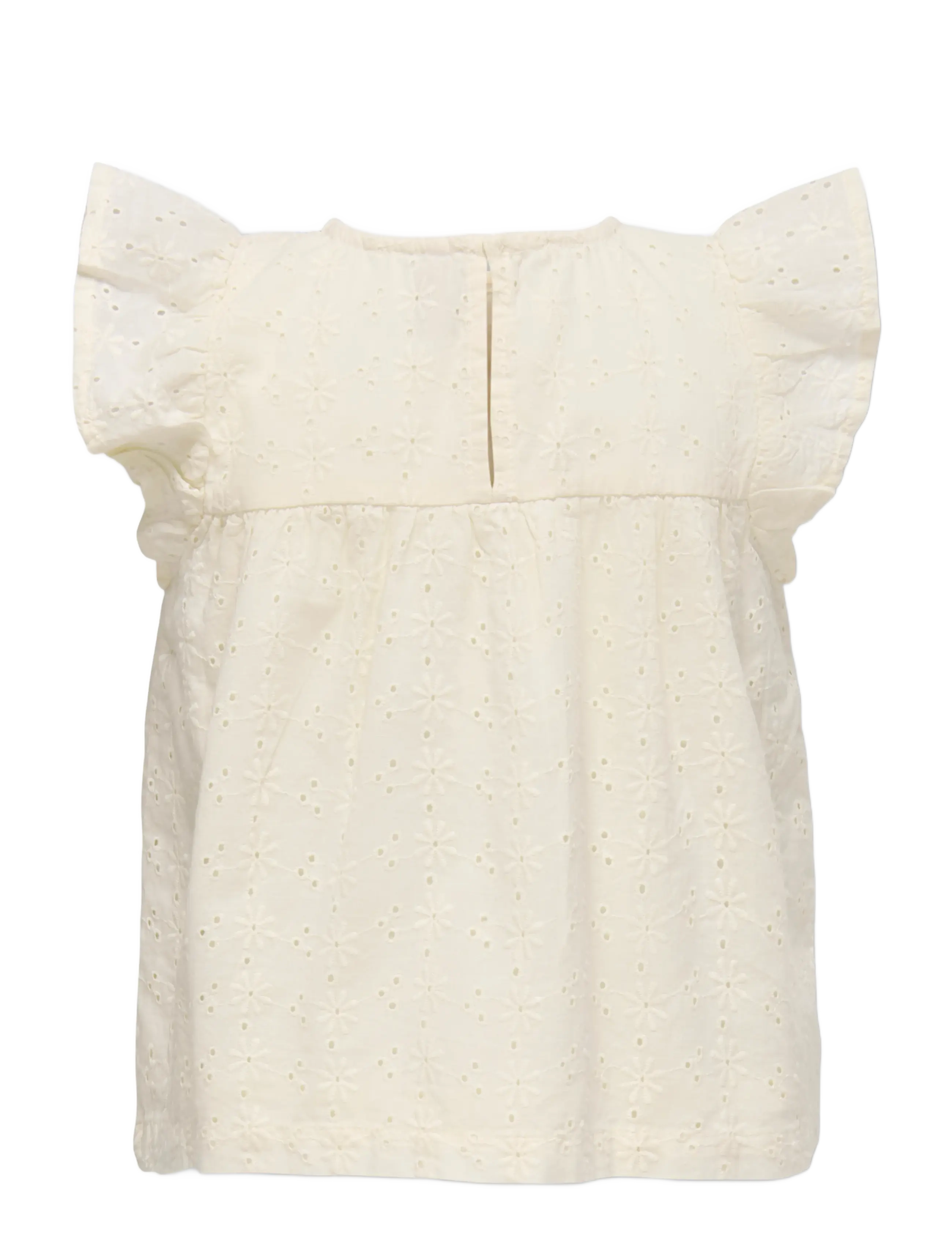 Kids Only - KMGMARGOT LIFE S/L EMBROIDERY TOP WVN - chemisiers & tuniques - tofu - 2